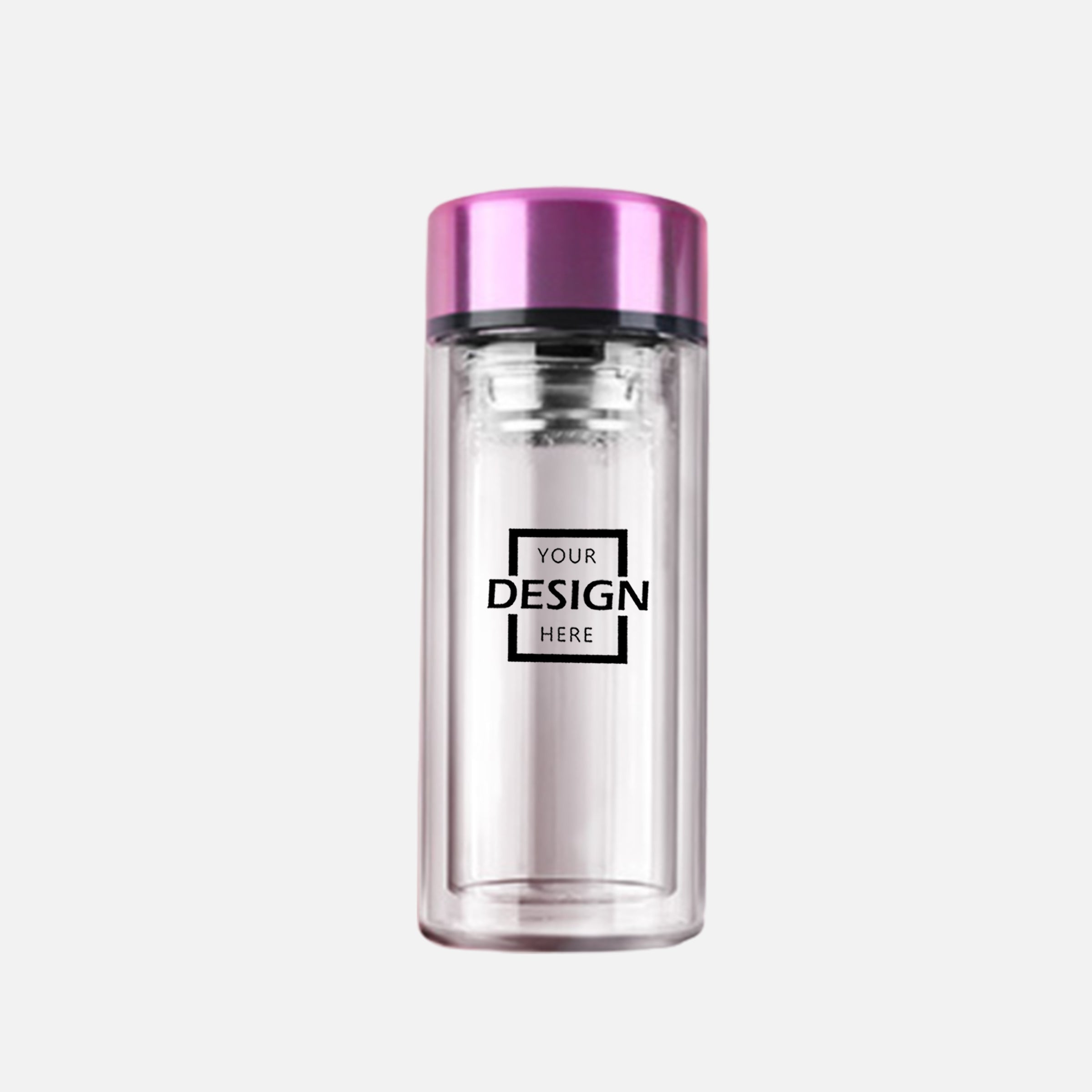Portable Mug&Water Bottle Glass Tumbler | 簡約迷你雙層玻璃杯定制BG26-33