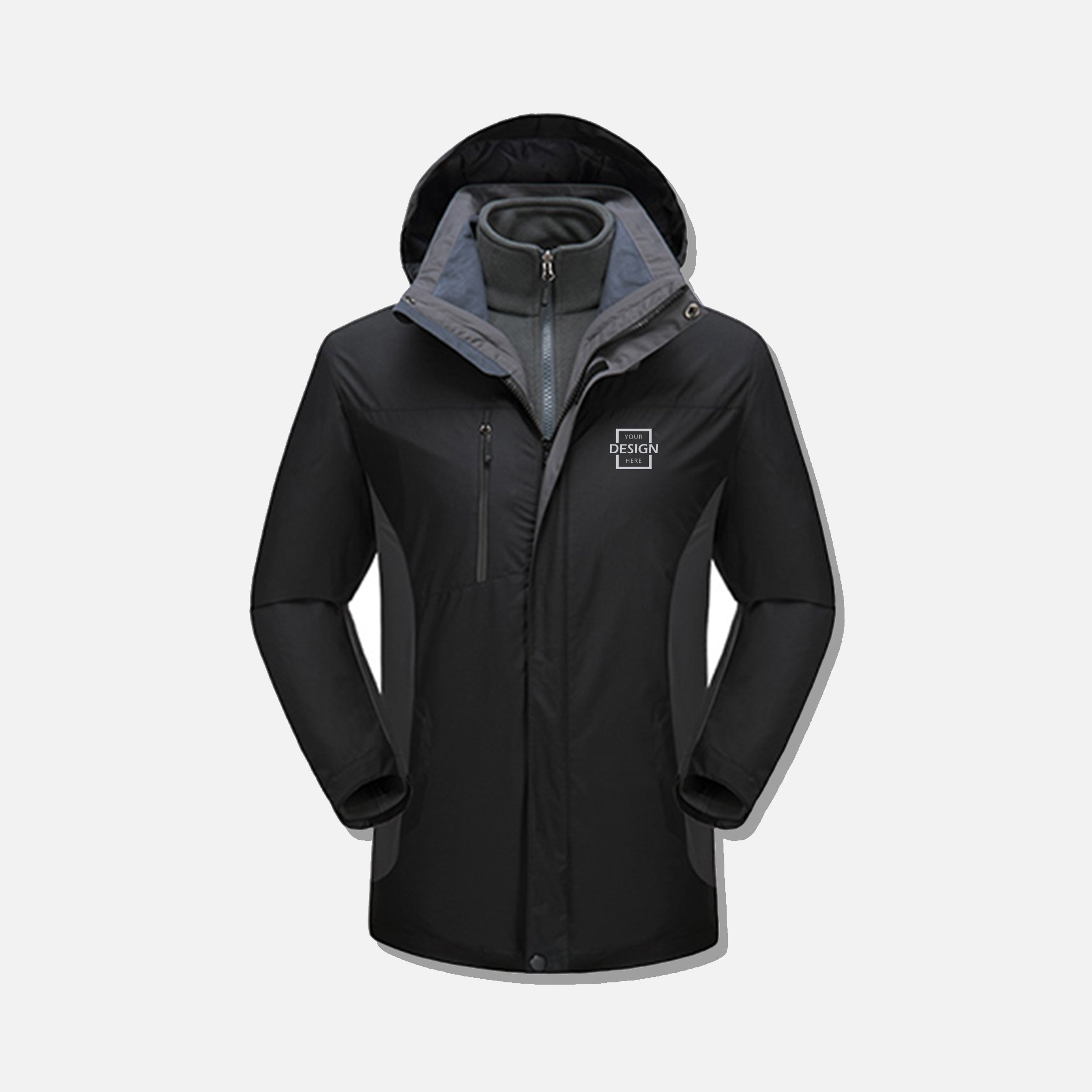 Minimalism Hoodie&Sweater Jacket | HK 三合一兩件套純色衝鋒衣定制