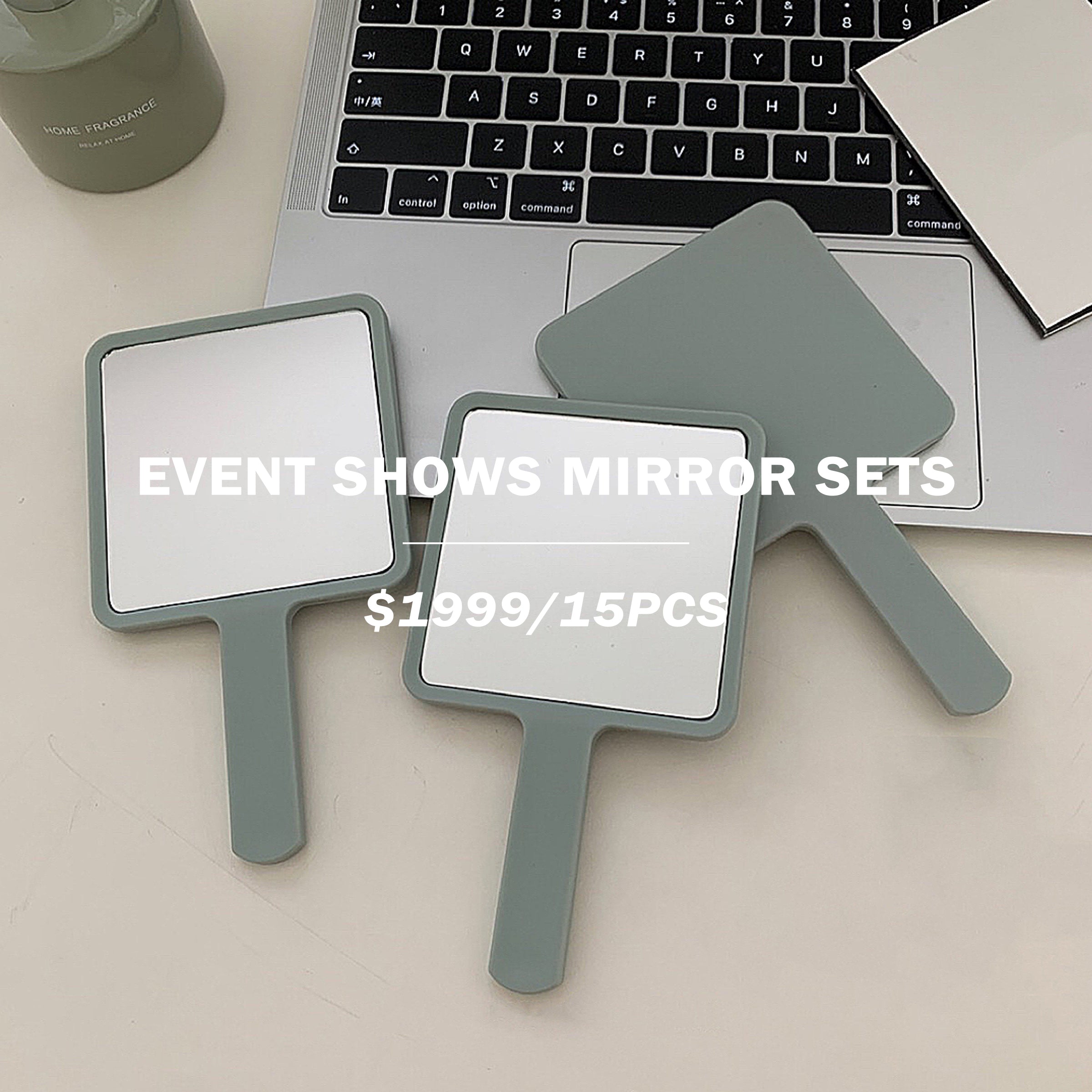 【Event Gifts】 Handheld Mirror & Vanity Mirror Customization Handheld Mirror & Vanity Mirror Printing Logo X 15PCS |活動展示鏡子15件套裝訂製 手持化妝鏡訂製
