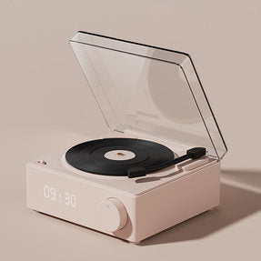 【數碼電子禮品】復古黑膠無線藍牙小型錄音機高音質迷你便攜音響BG28-8