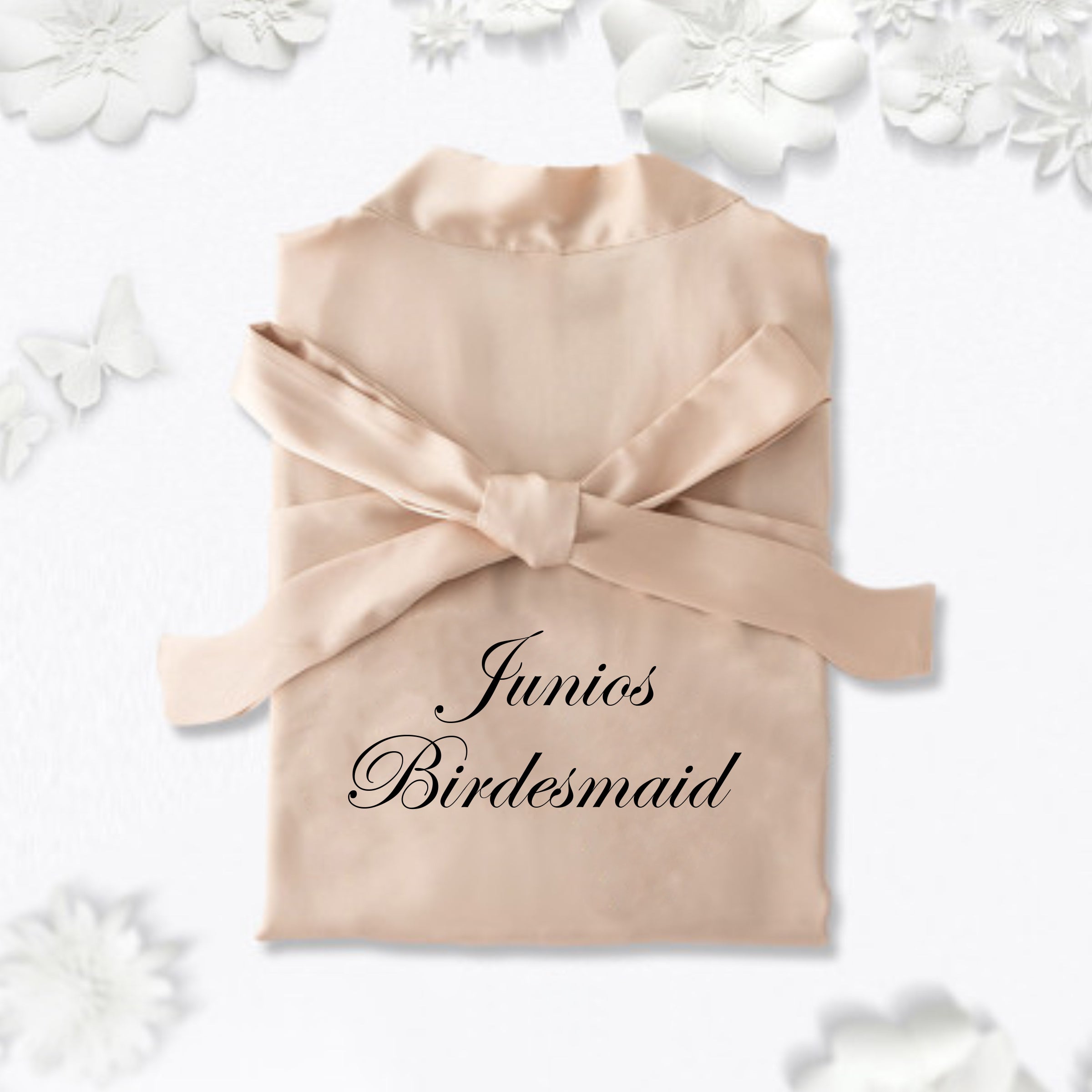 【婚禮系列】婚禮晨袍女新娘姐妹團絲綢客製化浴袍伴手禮BG31-7