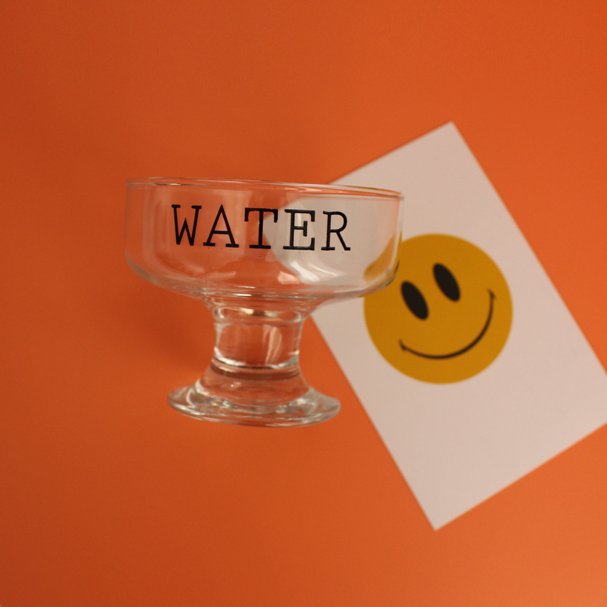 【北歐簡約字母系列】透明玻璃酸奶杯 玻璃冰激凌杯 送朋友禮物BG07-4