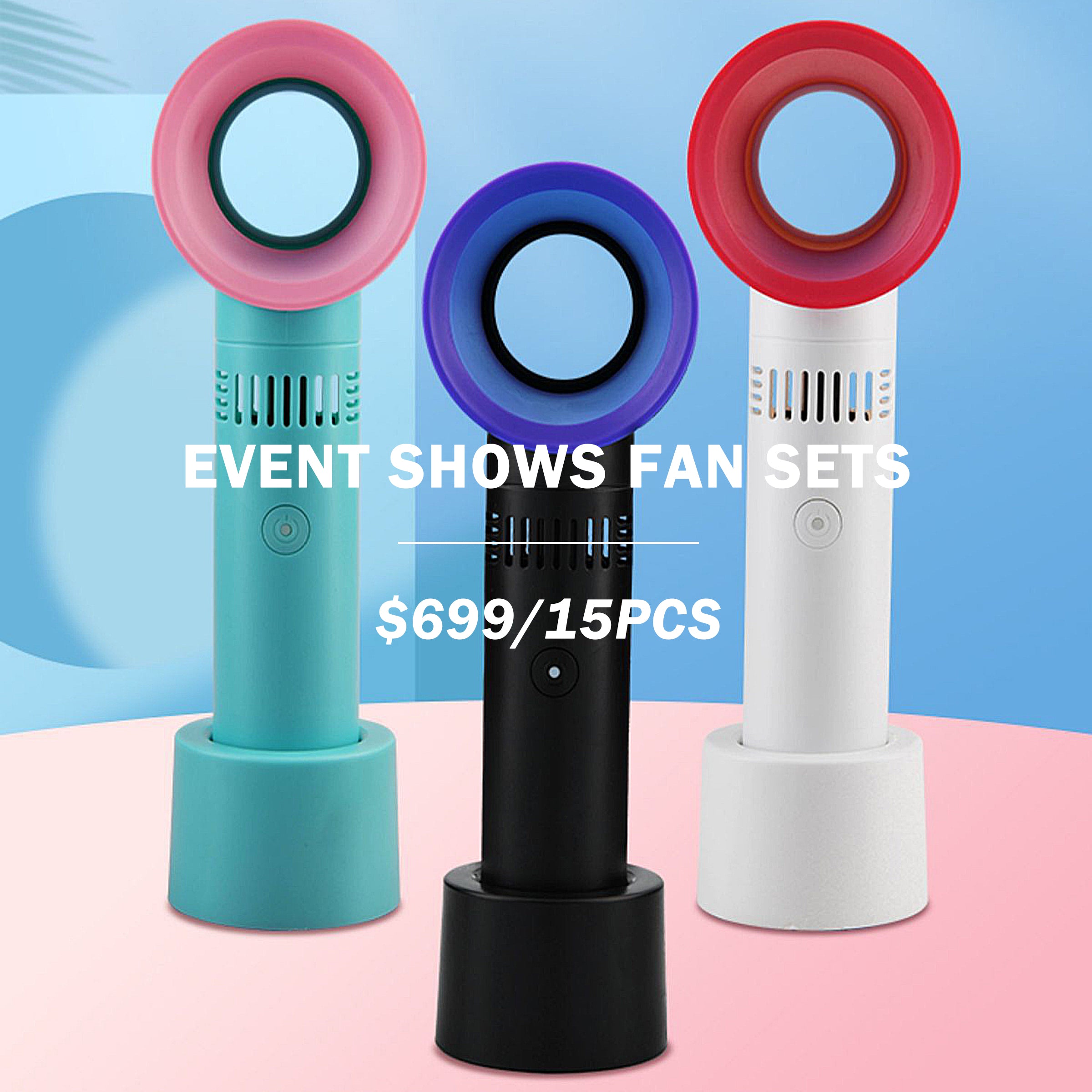 【Event Gifts】 Small Fan&Handheld Fan Customization Small Fan&Handheld Fan printing logo x 15pcs|小風扇15件套訂製 無扇小風扇訂製