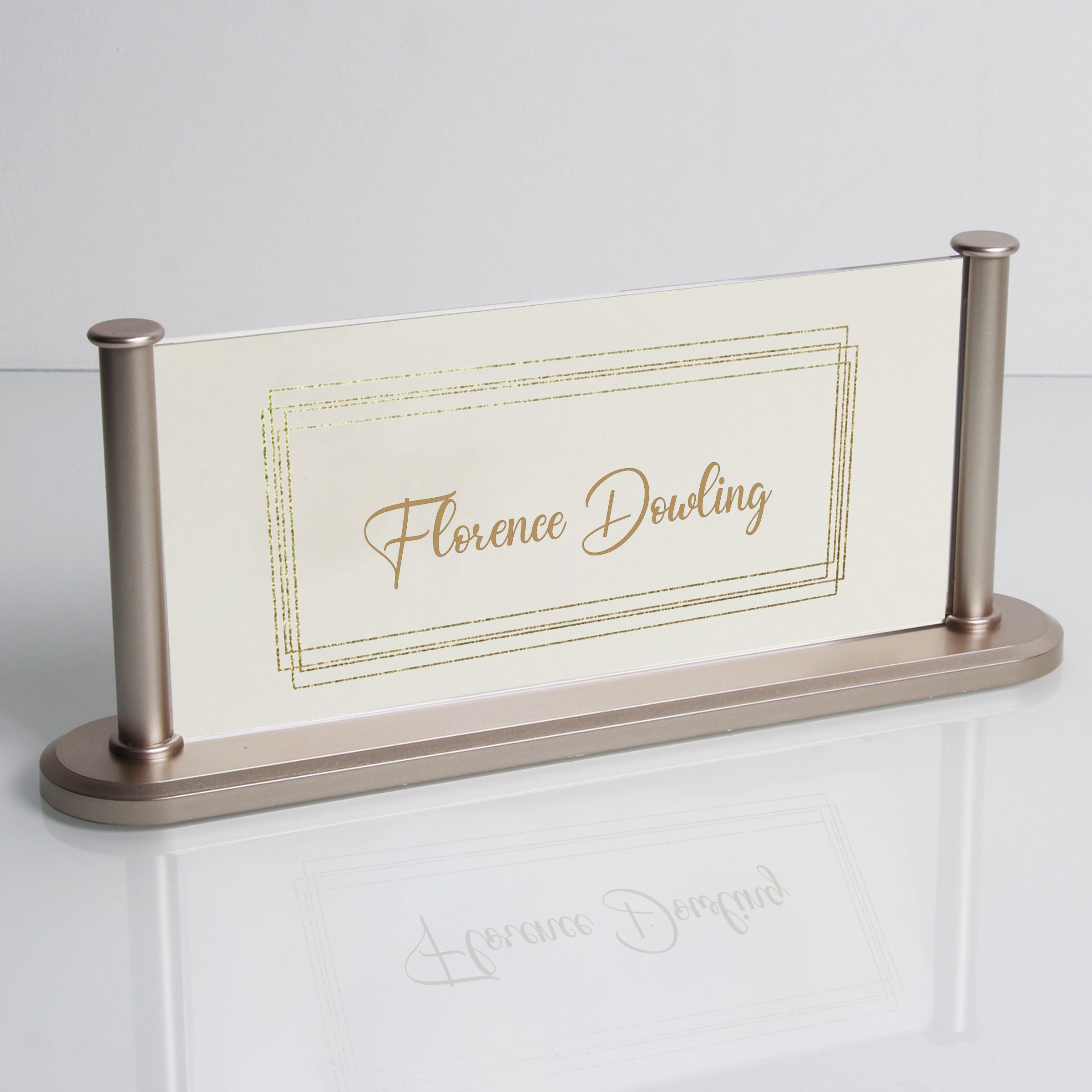 Acrylic Sign In Seat Card | 亞克力簽到座位牌 訂製展會姓名標識牌BG32-9