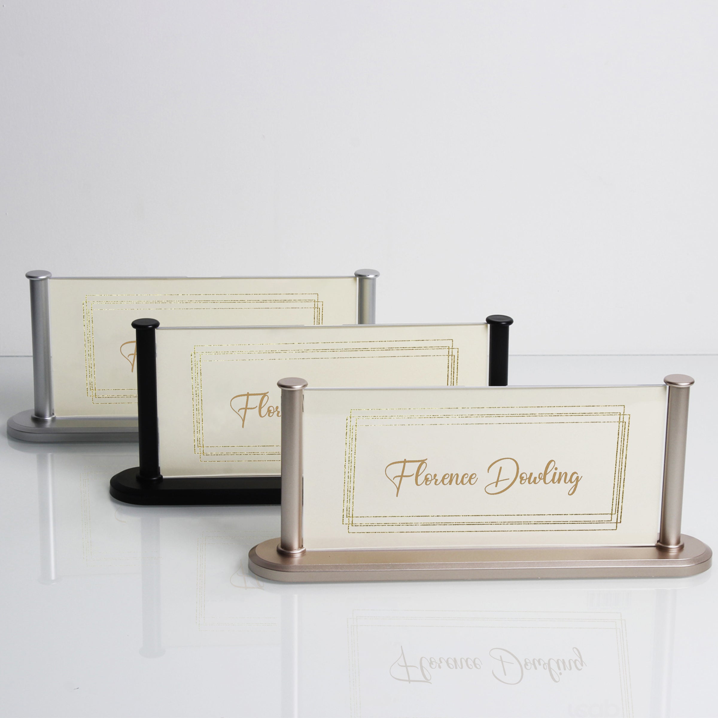 Acrylic Sign In Seat Card | 亞克力簽到座位牌 訂製展會姓名標識牌BG32-9