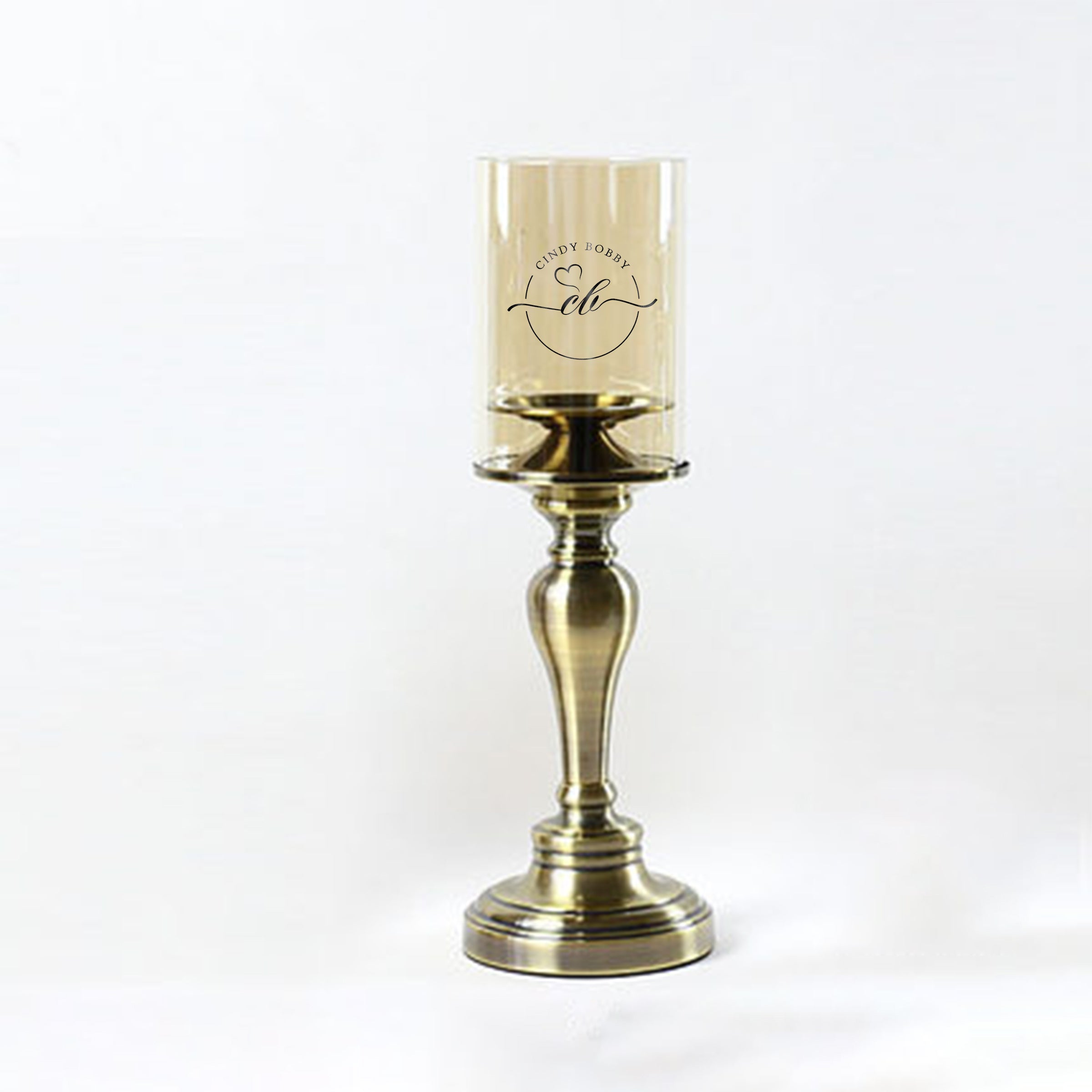 【家居系列】歐式家用復古餐桌燭光晚餐 廚房浪漫客製燭臺BG23-24