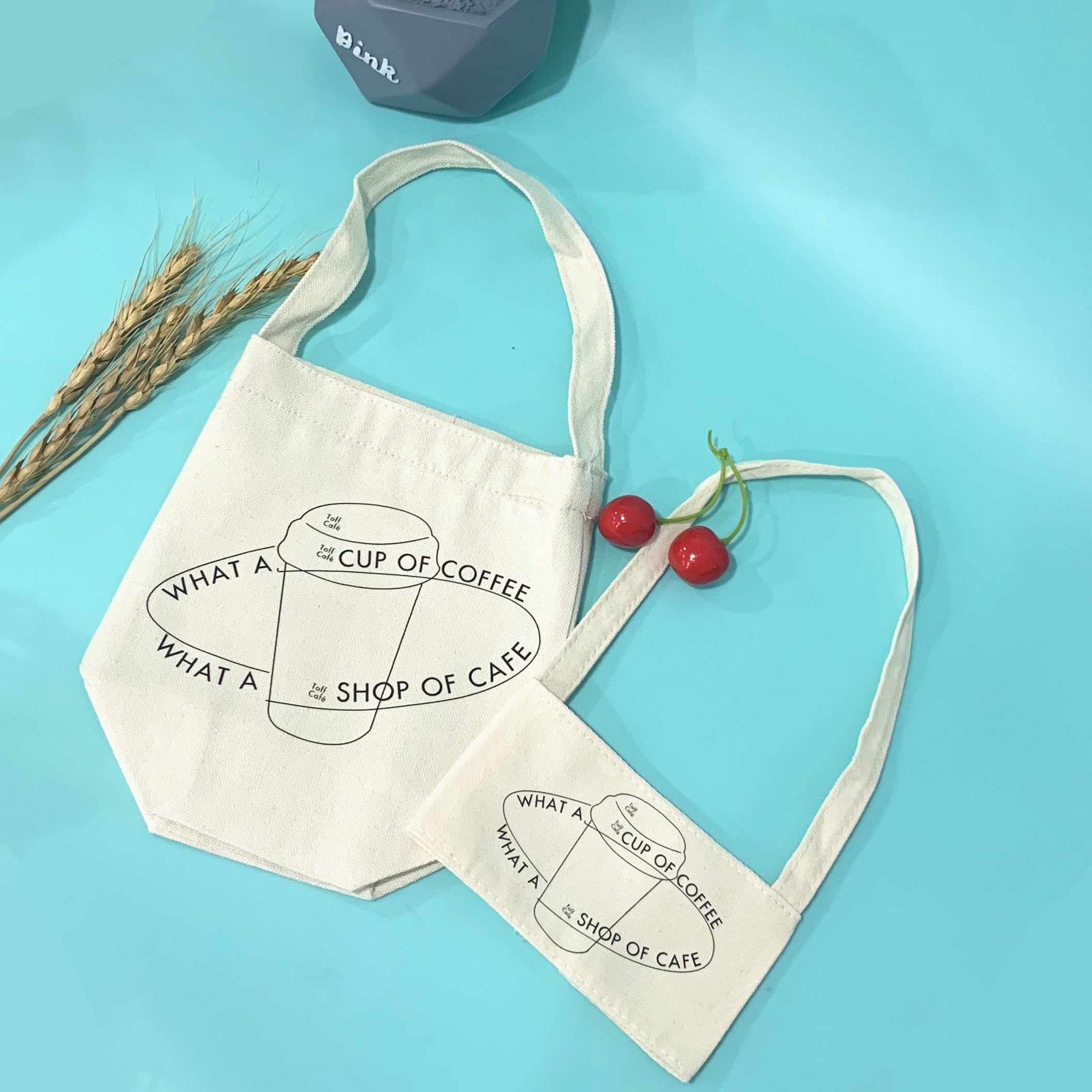 【Coffee Shop系列】環保隨行袋飲料提袋 便攜手提袋 咖啡杯訂製手提袋BG01-3