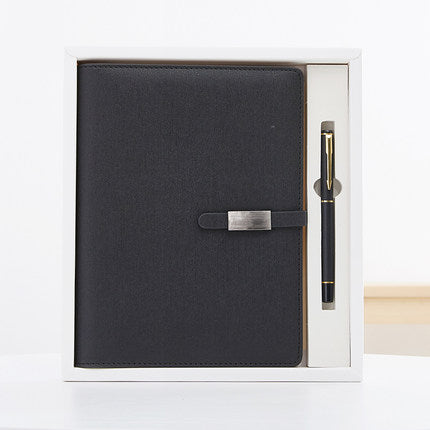 【文具禮品】A5活頁筆記本皮面簡約商務活頁本記事本定制可印LOGO BG22-1