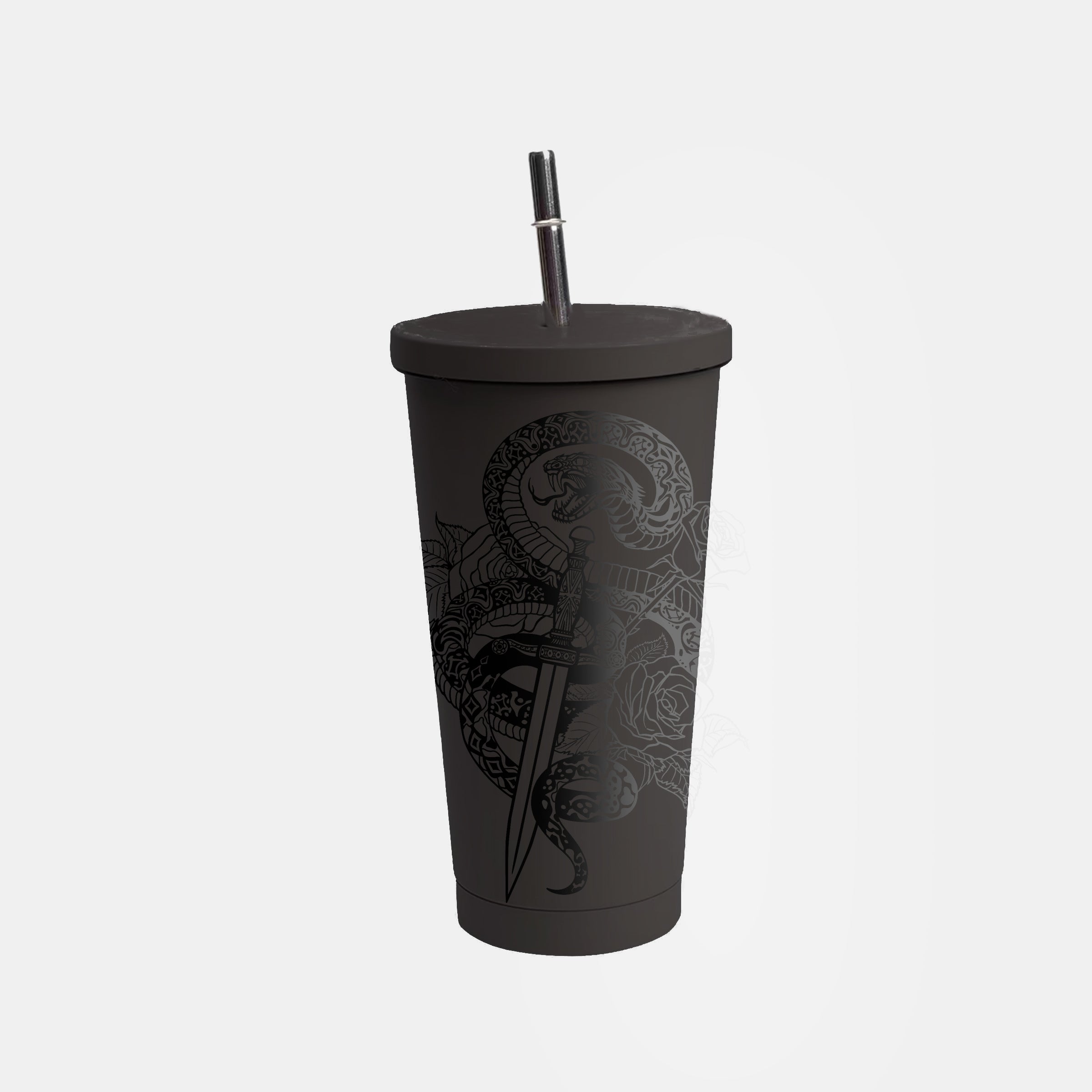 Customized Large-capacity Water Cup | 訂製不鏽鋼直身吸管水杯 簡約大容量水杯BG12-10