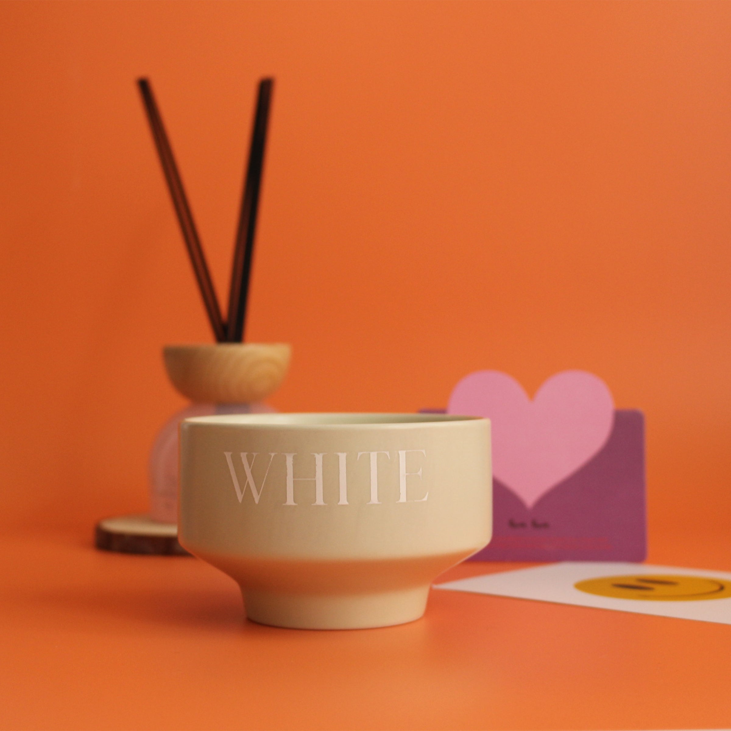 【北歐簡約字母系列】啞面陶瓷高腳碗 簡約湯碗 可愛禮物BG07-9-B