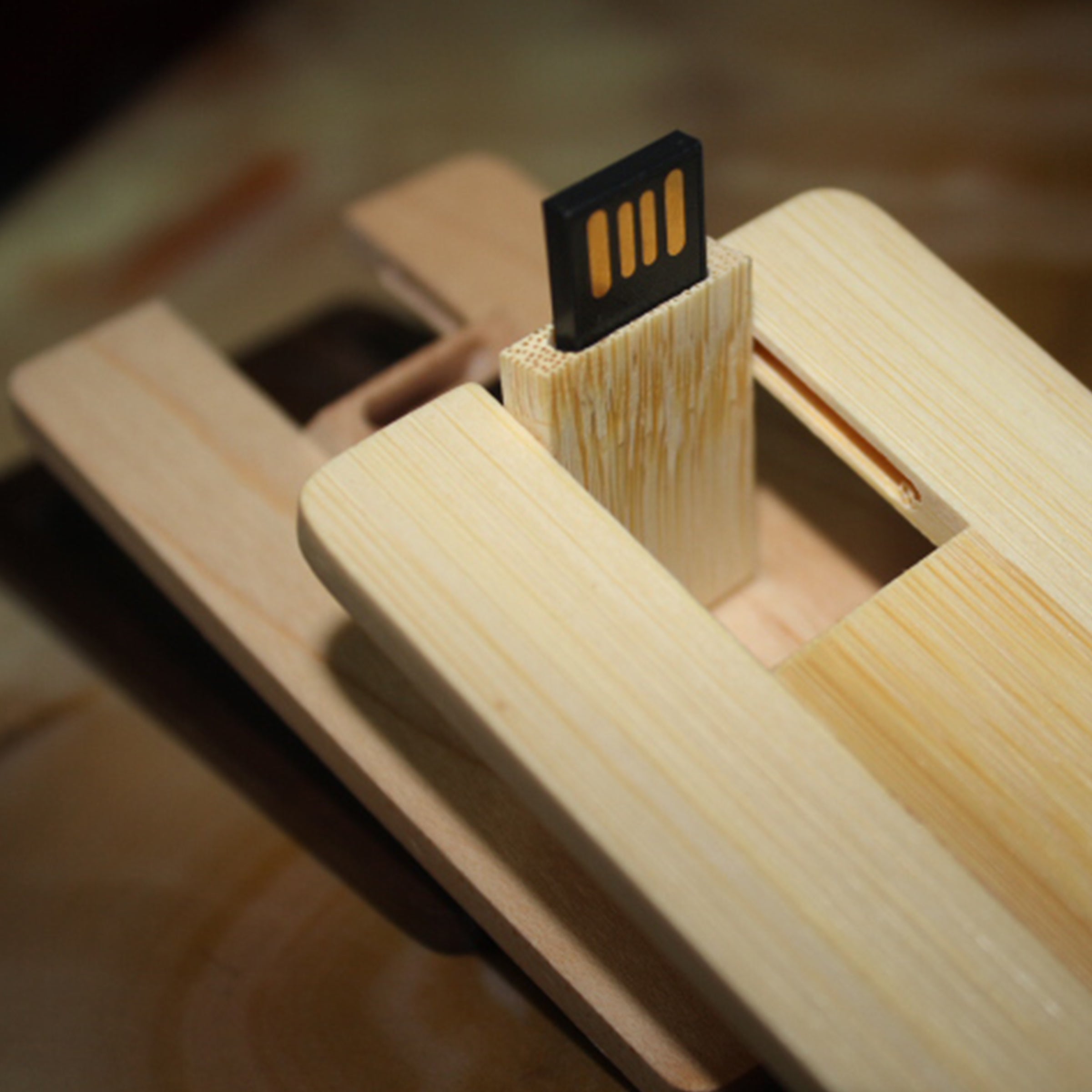 Eco-friendly Wooden 16GB USB | 環保木質16GB名片USB個性禮品卡片BG17-23