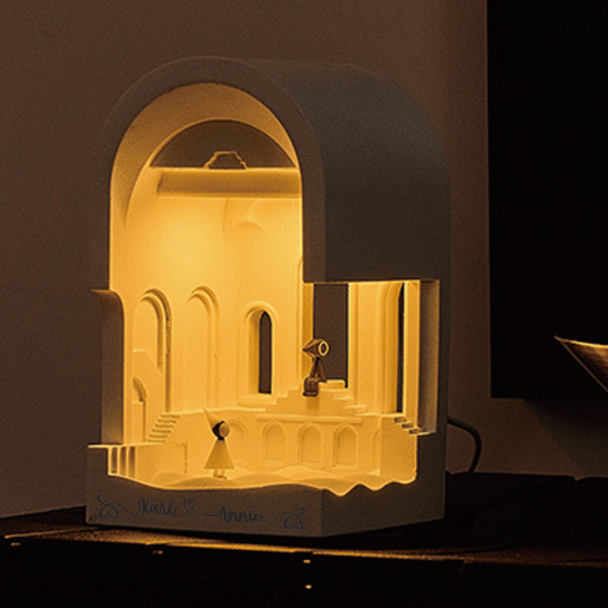 【情人節系列】紀念碑谷主題 創意氛圍夜燈 客製化logo情人節禮物BG33-8