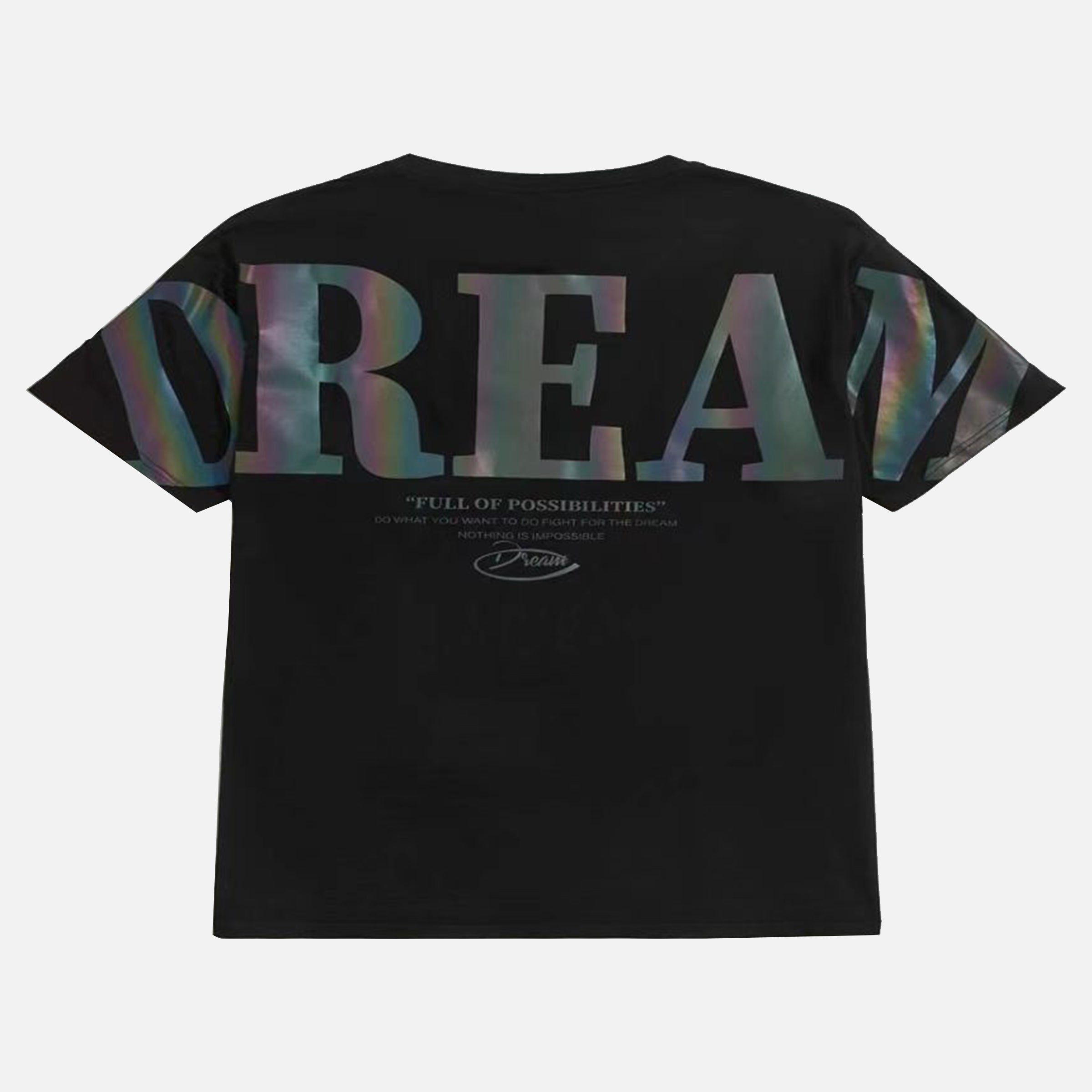 Colorful reflective craft custom T-shirt | 七彩反光工藝訂製T恤