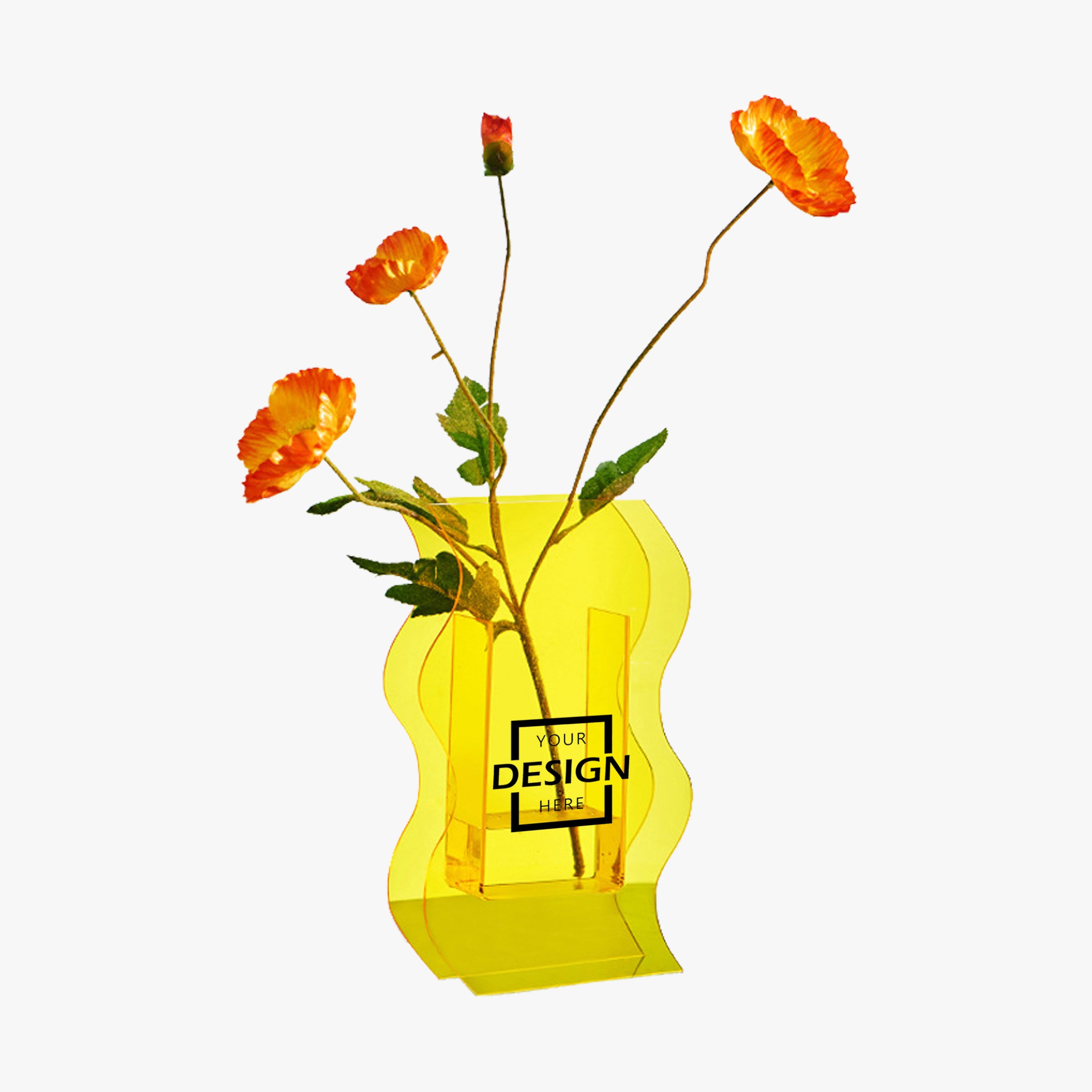 Minimalism Homeware Acrylic | 亞克力花瓶ins風客廳家具創意插畫擺件定制BG23-141