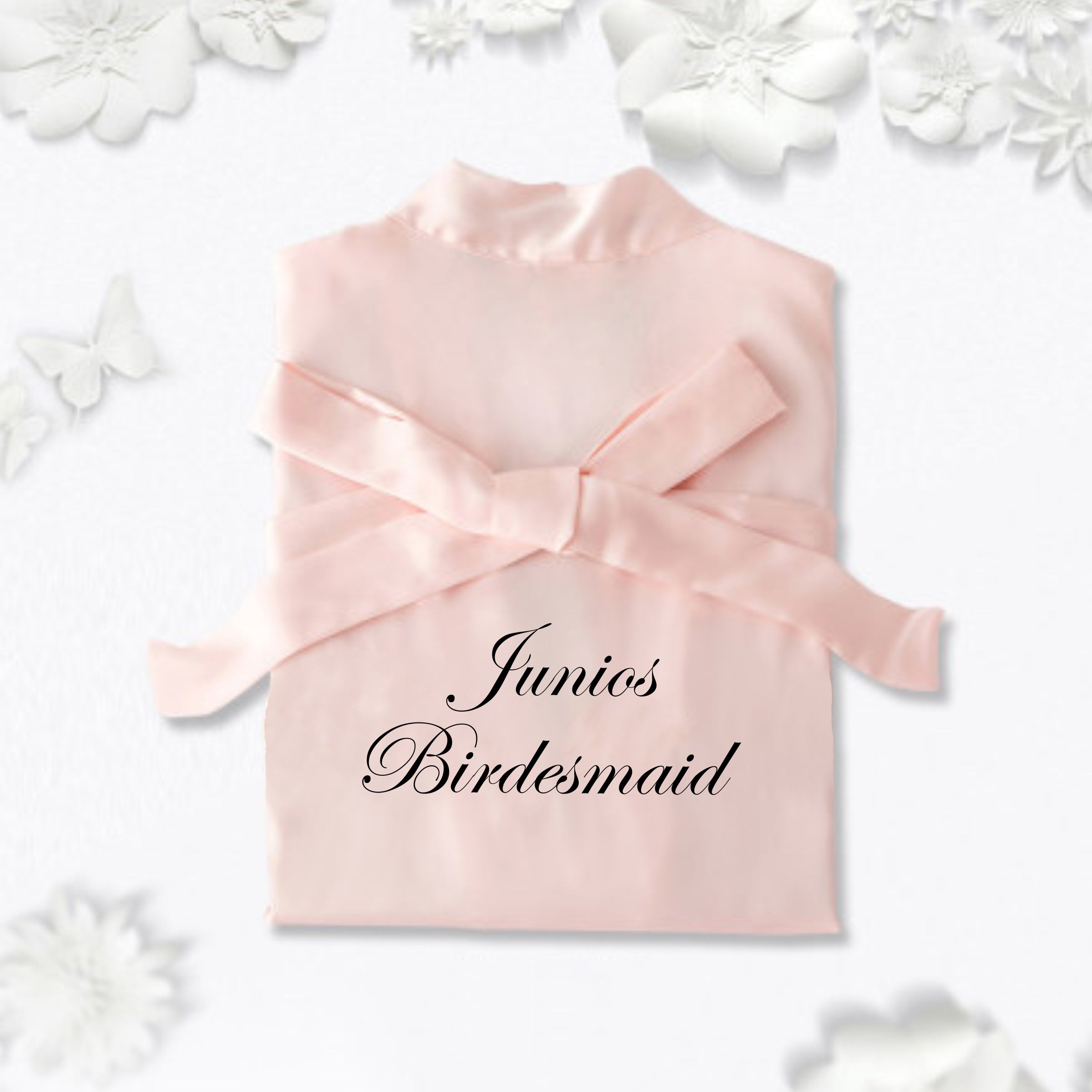 【婚禮系列】婚禮晨袍女新娘姐妹團絲綢客製化浴袍伴手禮BG31-7