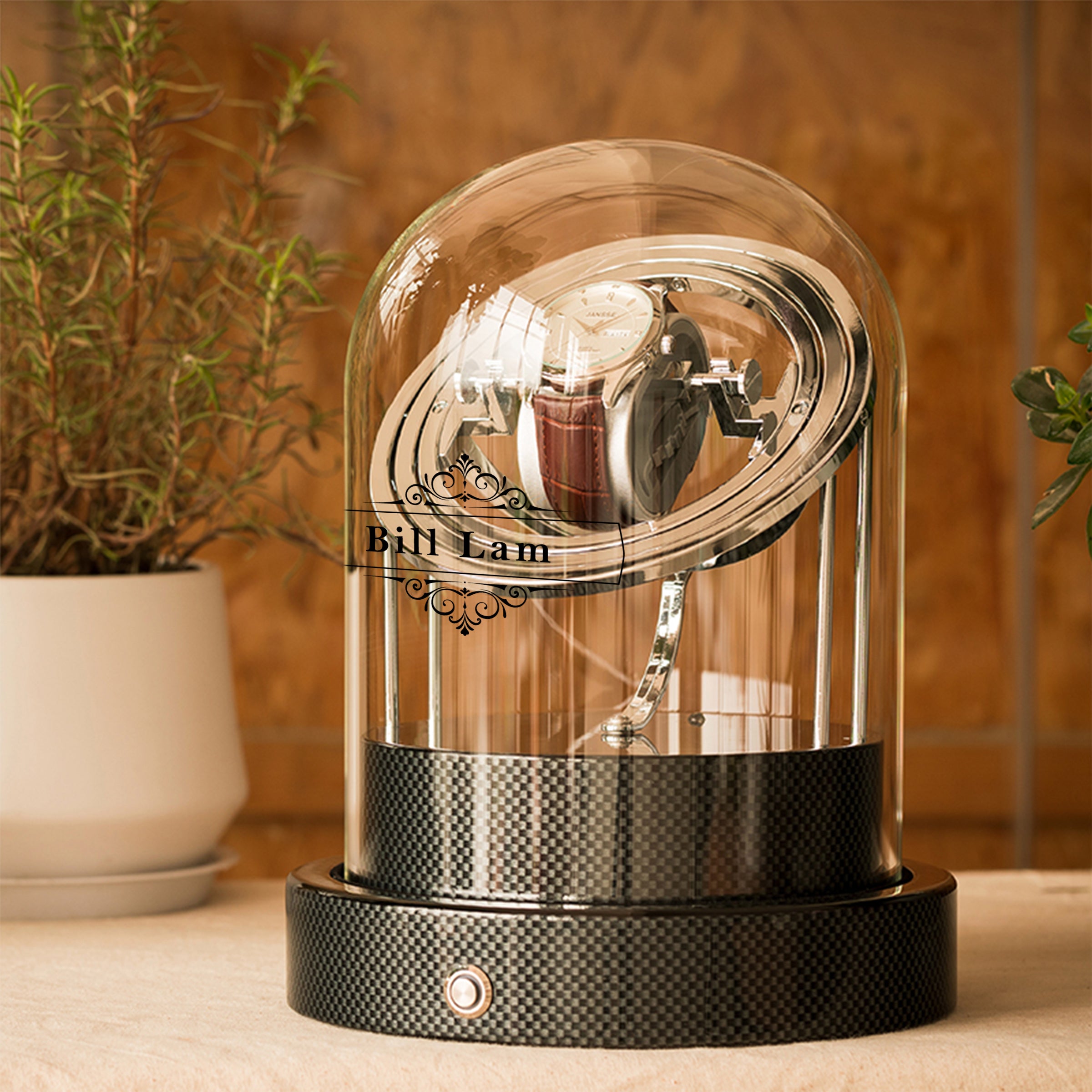 【父親節系列】輕奢全自動搖表器 高級機械手臂靜音防塵收納盒BG09-25