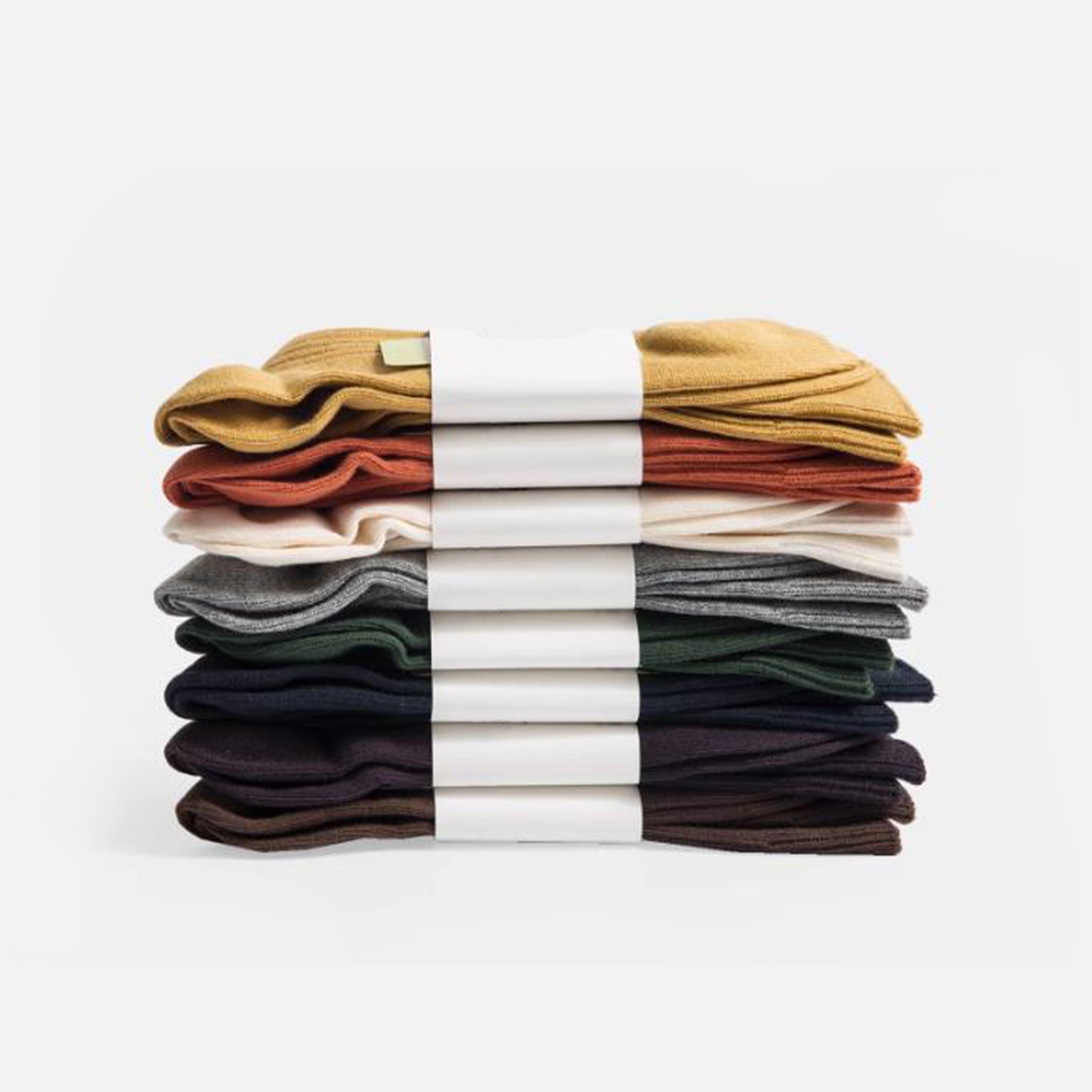 Solid Color Organic Cotton Socks | 有機棉雙針運動襪BG17-29