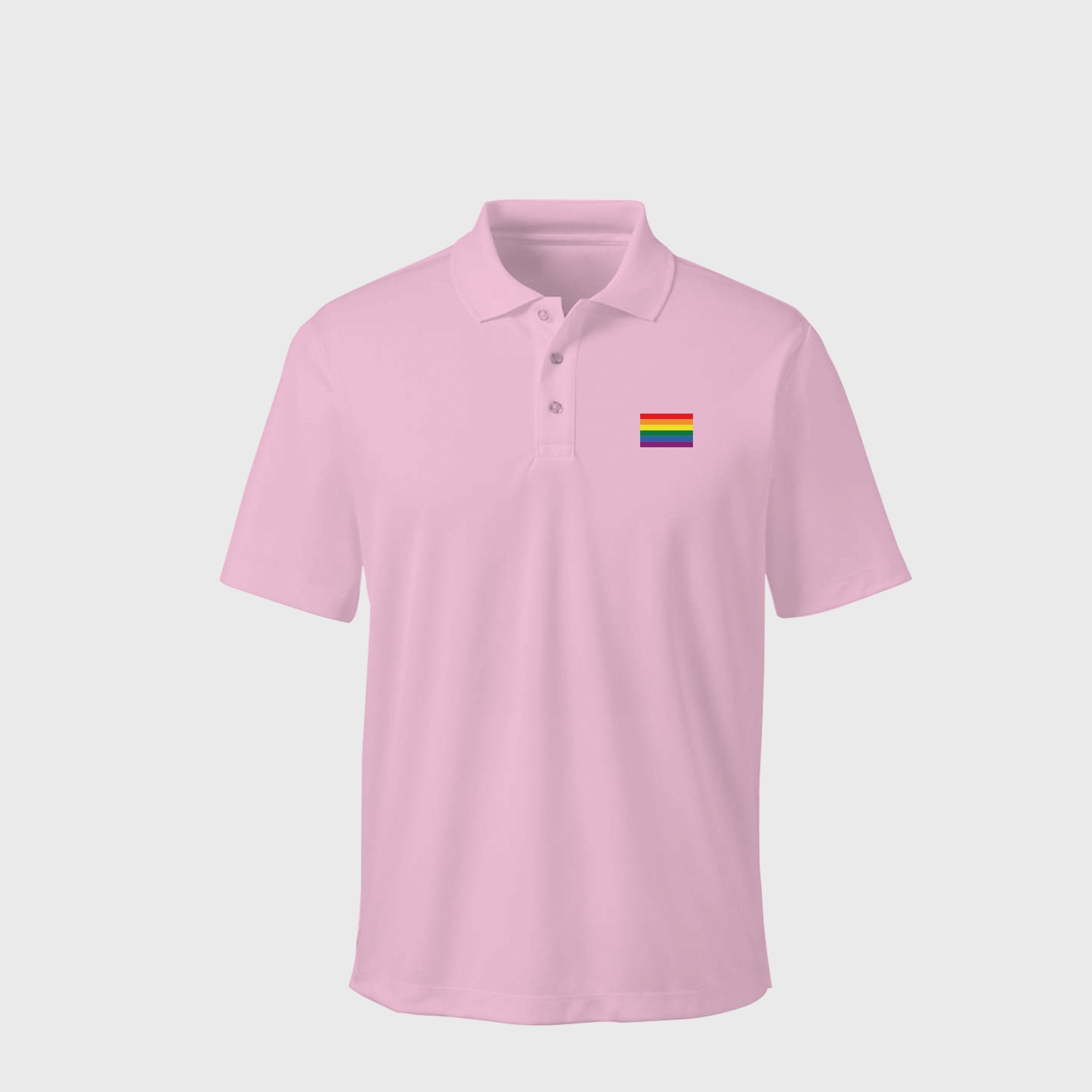 Rainbow Flag 195克優質Polo衫|Rainbow Flag 195G Polo Shirt | 繡花個性設計