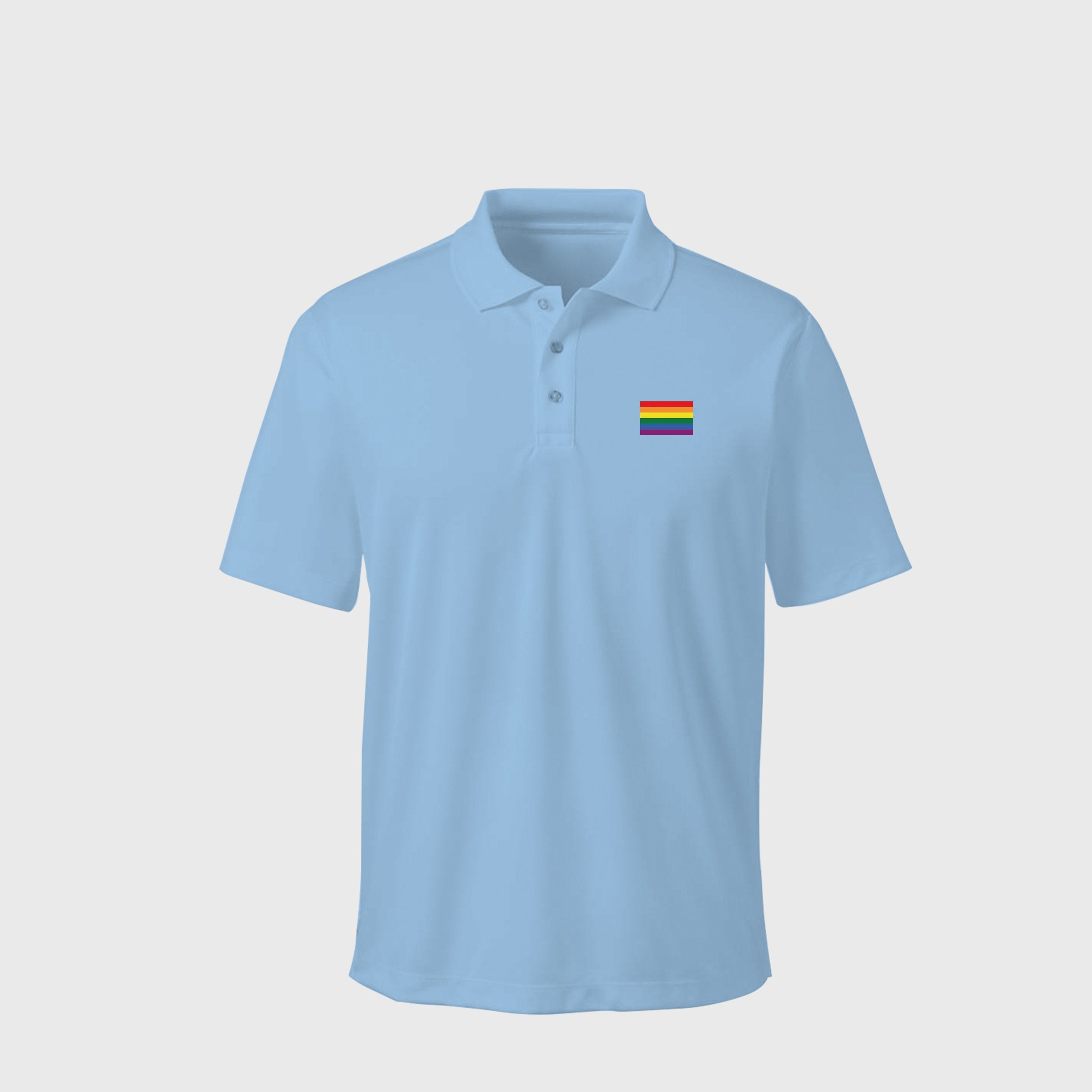 Rainbow Flag 195克優質Polo衫|Rainbow Flag 195G Polo Shirt | 繡花個性設計