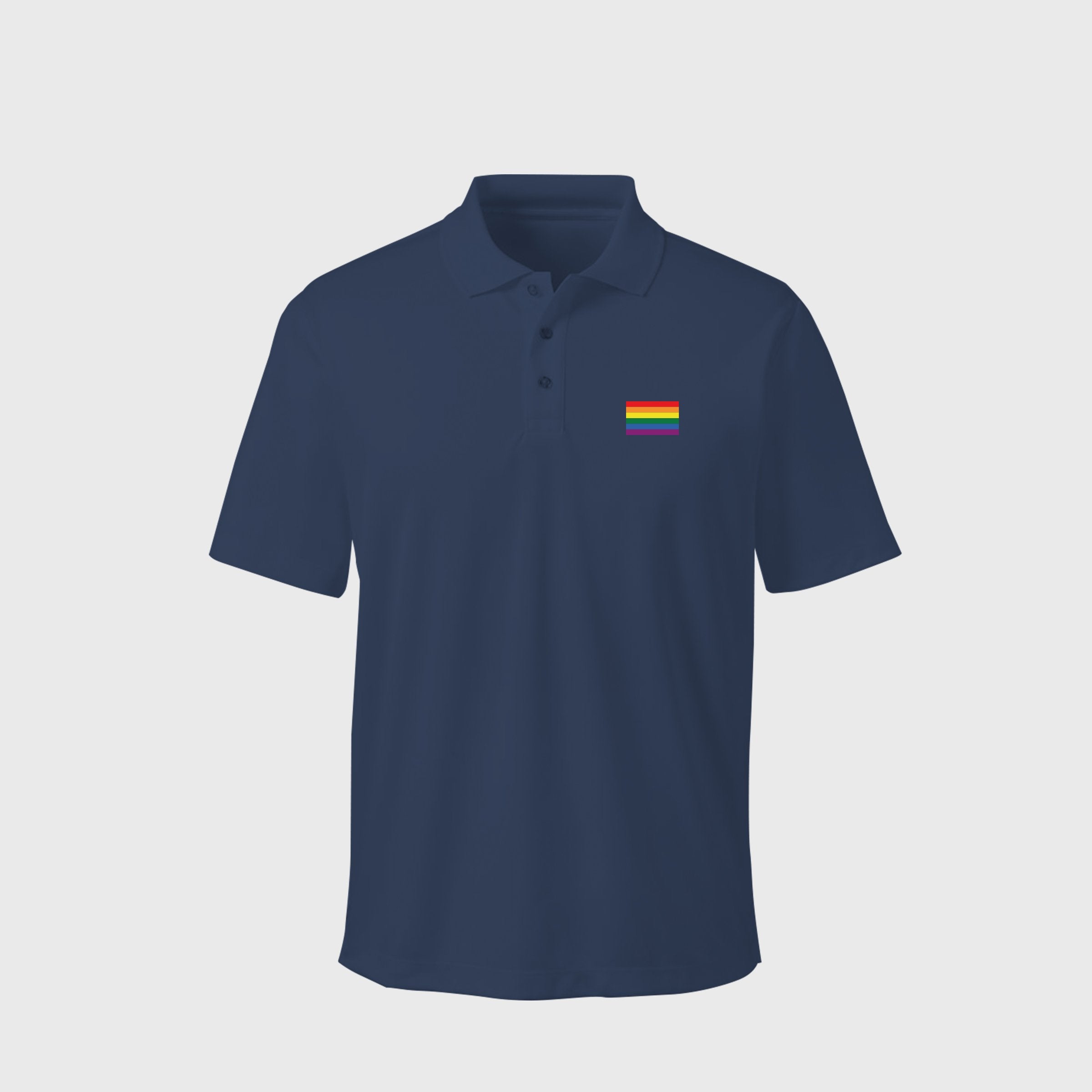 Rainbow Flag 195克優質Polo衫|Rainbow Flag 195G Polo Shirt | 繡花個性設計