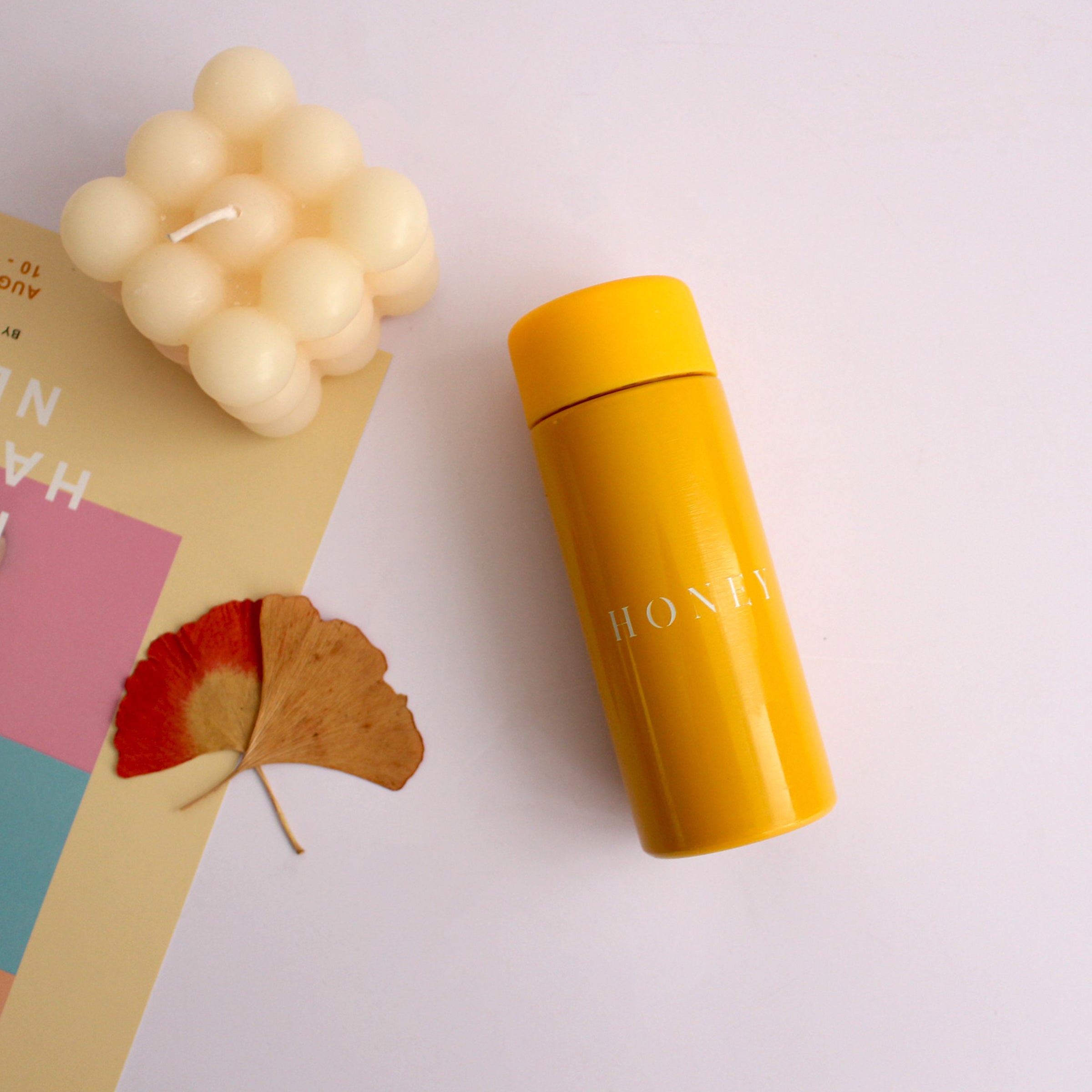 【北歐簡約字母系列】 高顏值馬卡龍色mini保溫杯  送親友禮物BG07-11