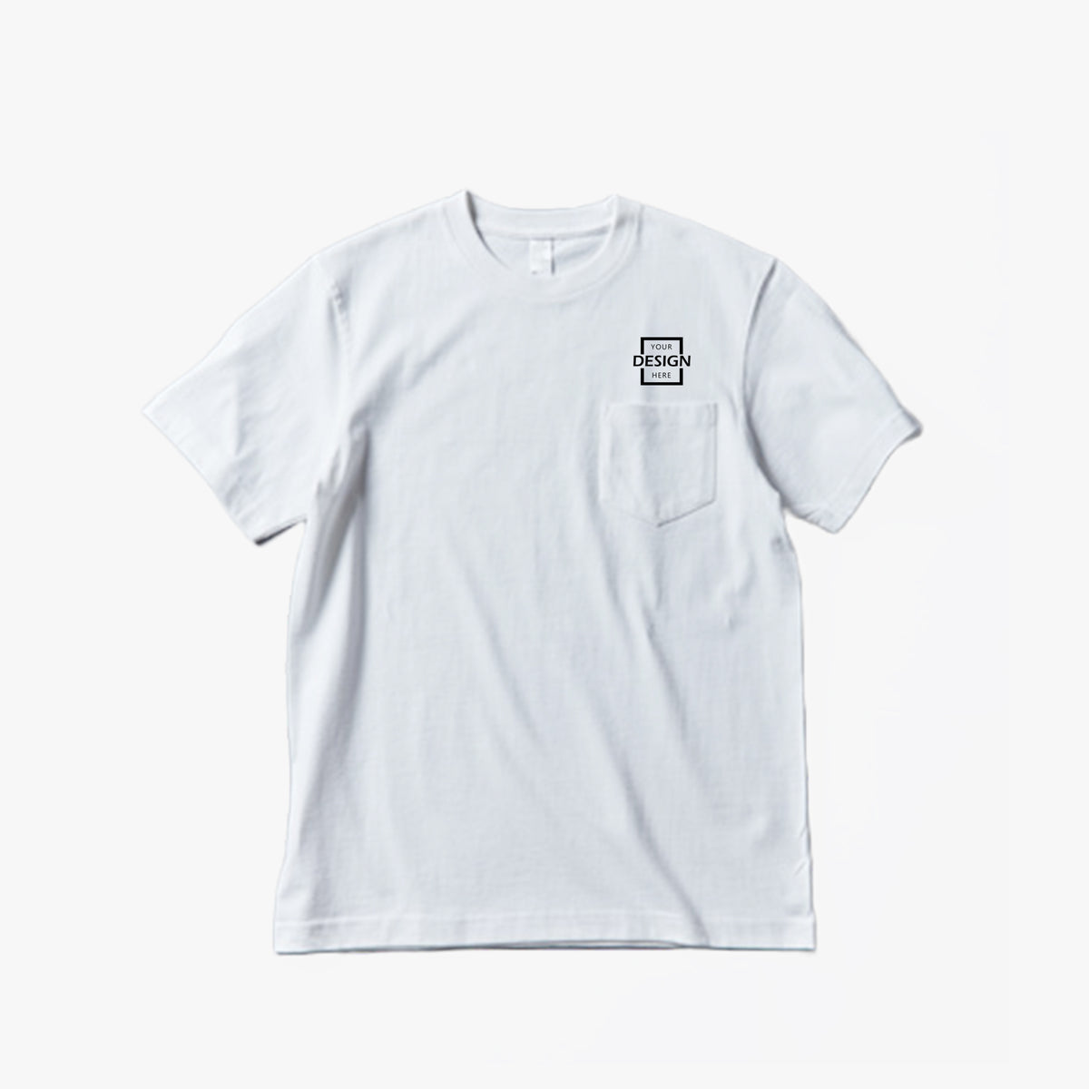 300G Cotton Short Sleeve Pocket T-Shirt | HK 衫 棉質T恤衫定制