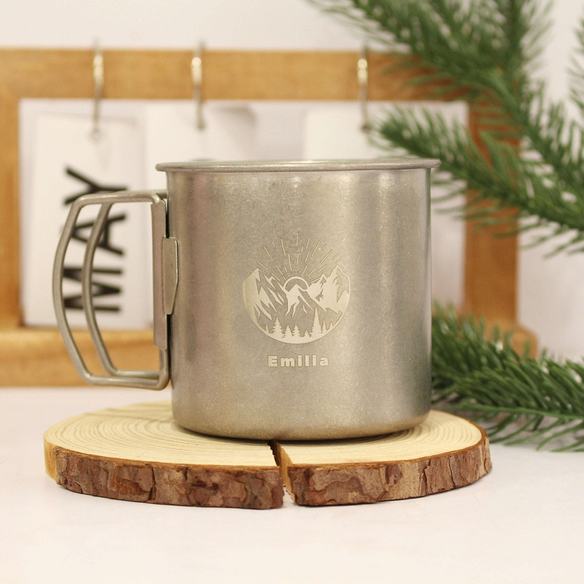 【行山系列】訂製304不鏽鋼戶外露營便攜式口杯BG04-5