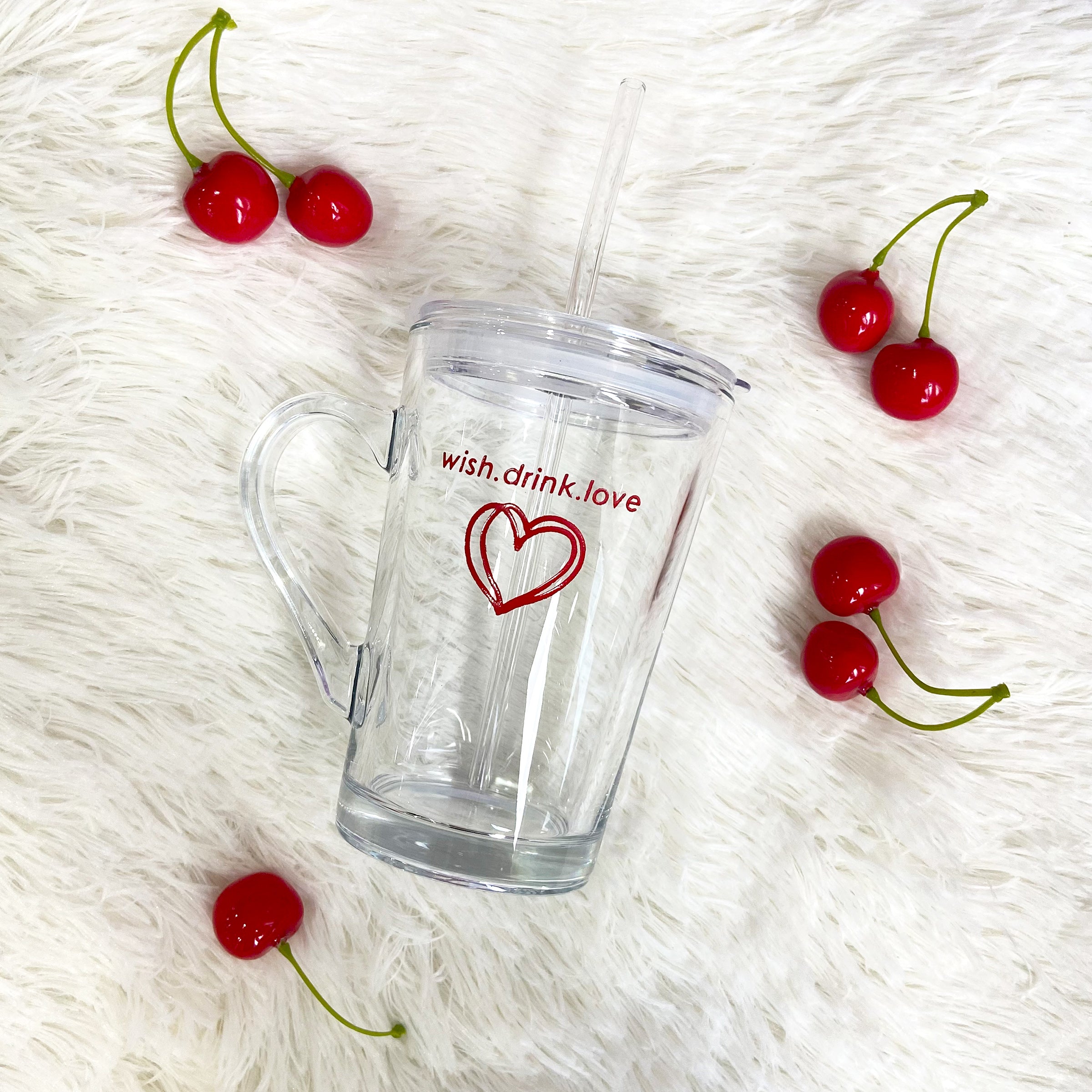 【校園風系列】北歐高顏值吸管把手馬克杯 情侶對杯BG08-1