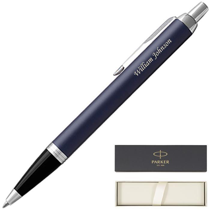 Parker IM Matte Blue Retractable Ballpoint Pen