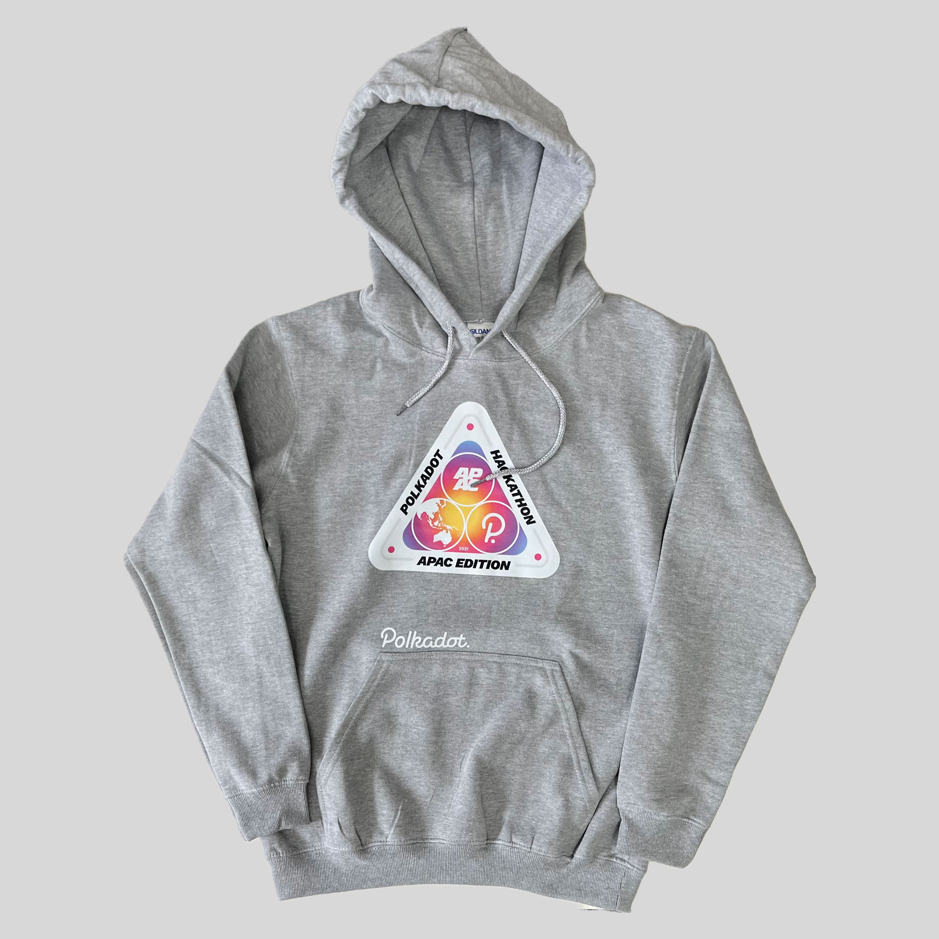 Polkadot | Custom Long Sleeve Grey Hoodie