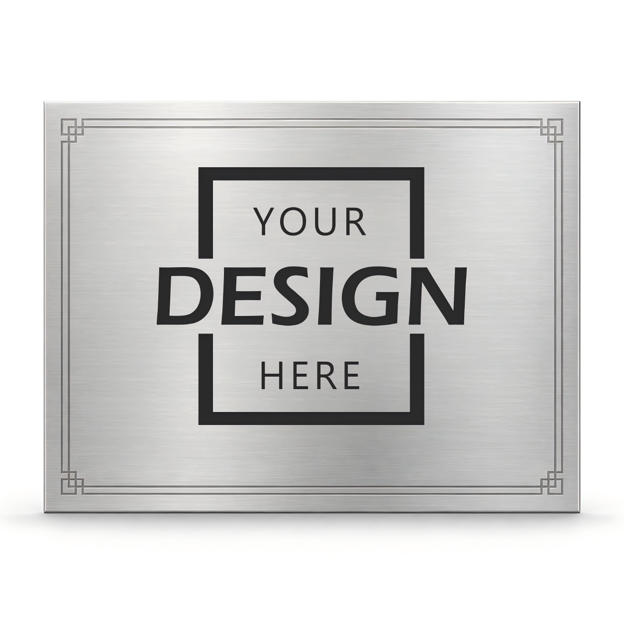 Custom Stainless Steel Company Plaque | 客製化銀色不鏽鋼公司牌匾 企業門牌 辦公室招牌 公司形象展示牌