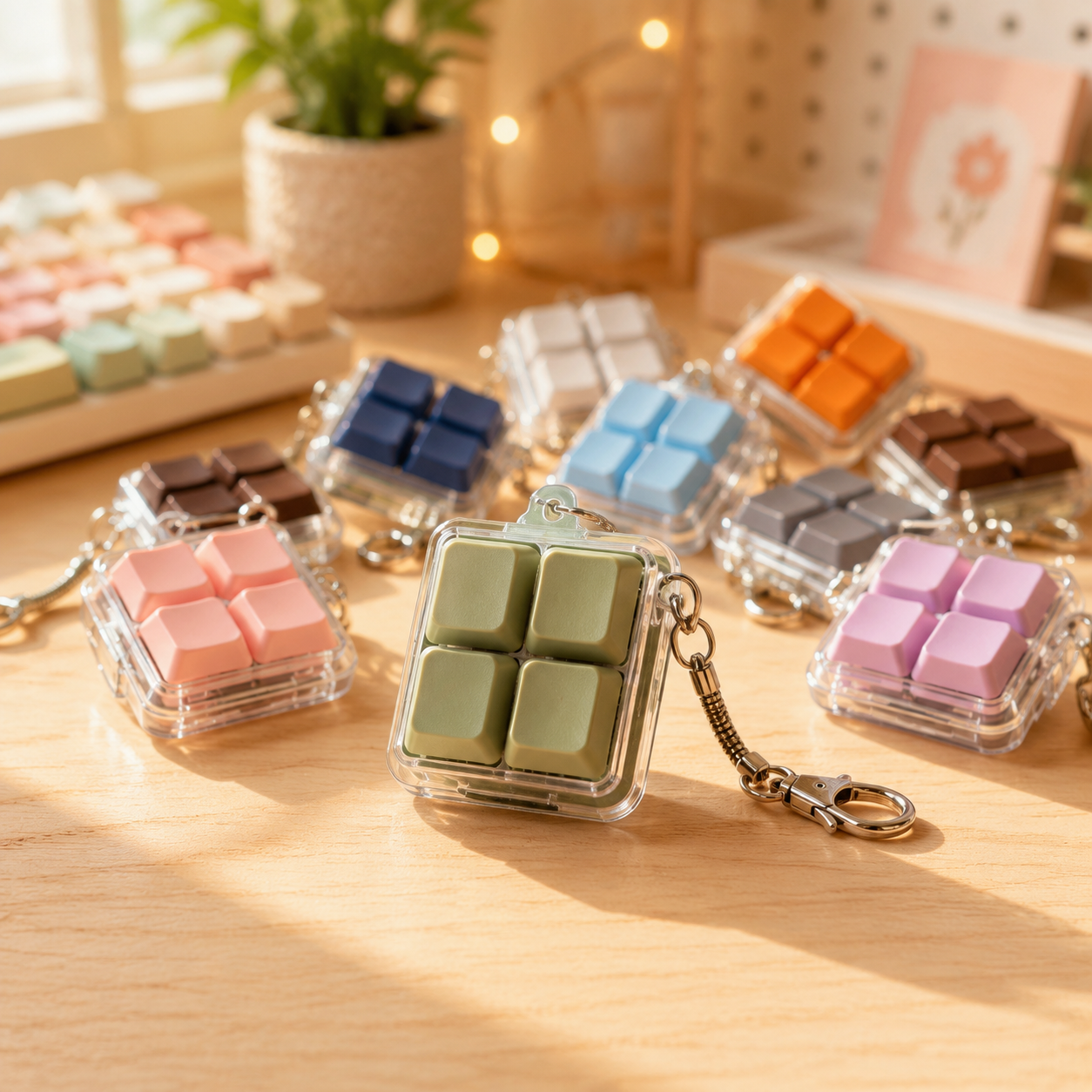 Customizable Fidget Keyboard Keychain | 訂製解壓鍵盤鑰匙扣 企業品牌伴手禮 員工禮物 創意贈品