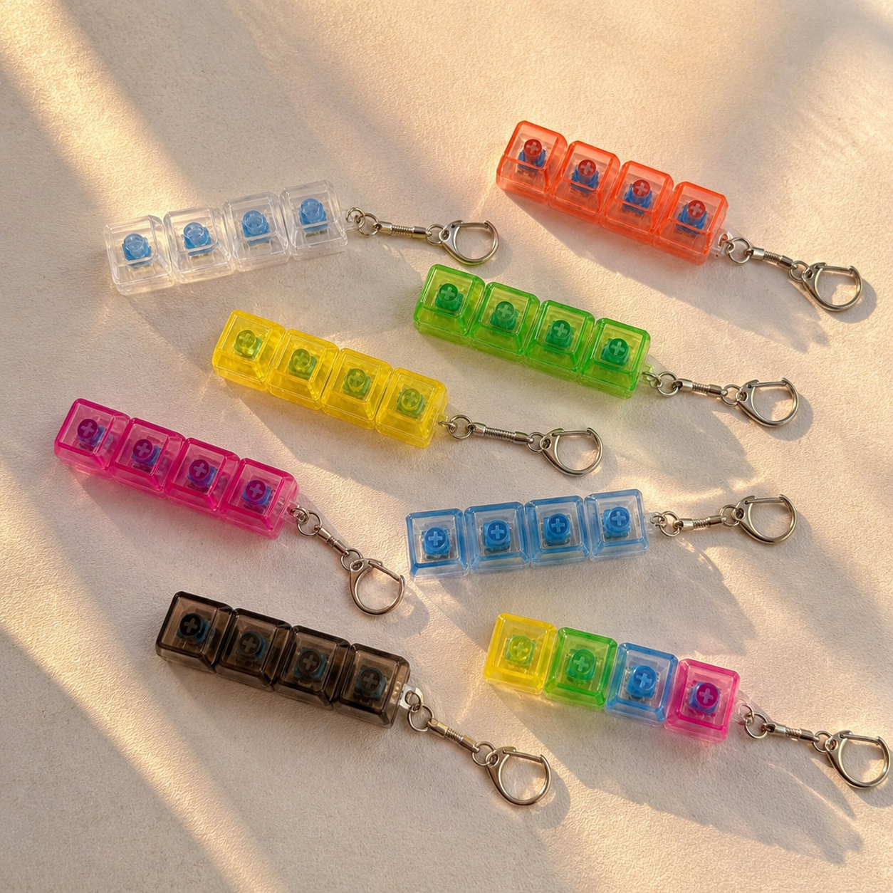Customizable Fidget Keyboard Keychain | 訂製解壓鍵盤鑰匙扣 企業品牌伴手禮 員工禮物 創意贈品