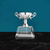 High quality custom made trophy holder[Crystal Award] Metal crystal trophy three colors optional creative unique personality customization team BG20-23