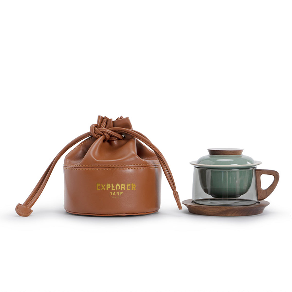 Portable Cup And Pot Set | 玻璃壺 家用咖啡杯茶壺套裝 客製收納套裝