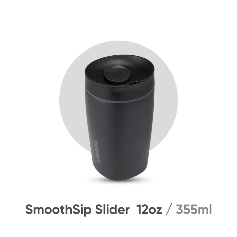 Owala SmoothSip Slider 12oz Insulated Stainless Steel Coffee Tumbler | 335ml Owala保溫咖啡杯 BG26-282