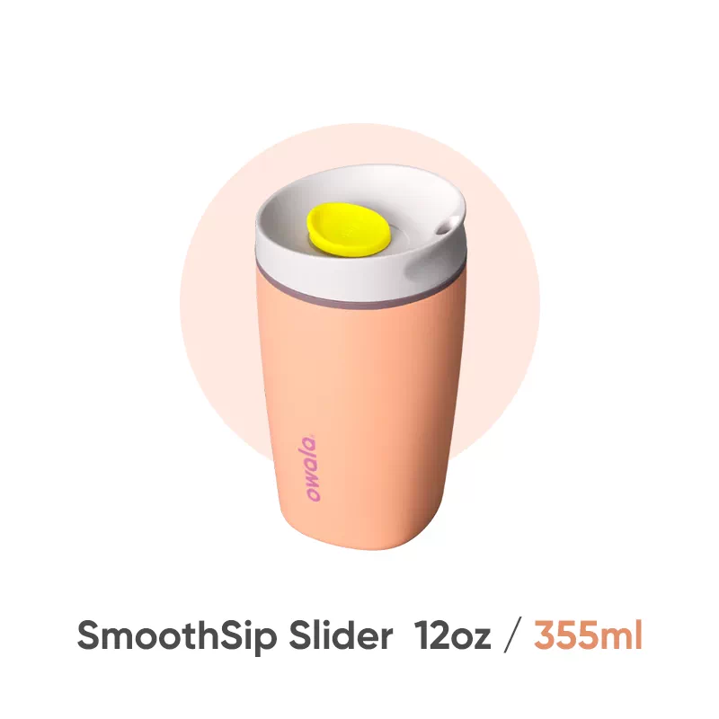 Owala SmoothSip Slider 12oz Insulated Stainless Steel Coffee Tumbler | 335ml Owala保溫咖啡杯 BG26-282