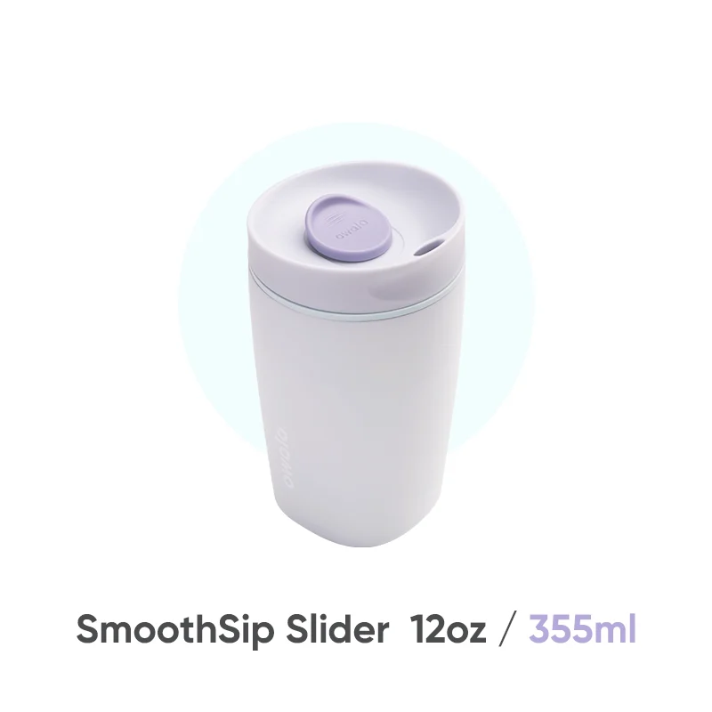 Owala SmoothSip Slider 12oz Insulated Stainless Steel Coffee Tumbler | 335ml Owala保溫咖啡杯 BG26-282