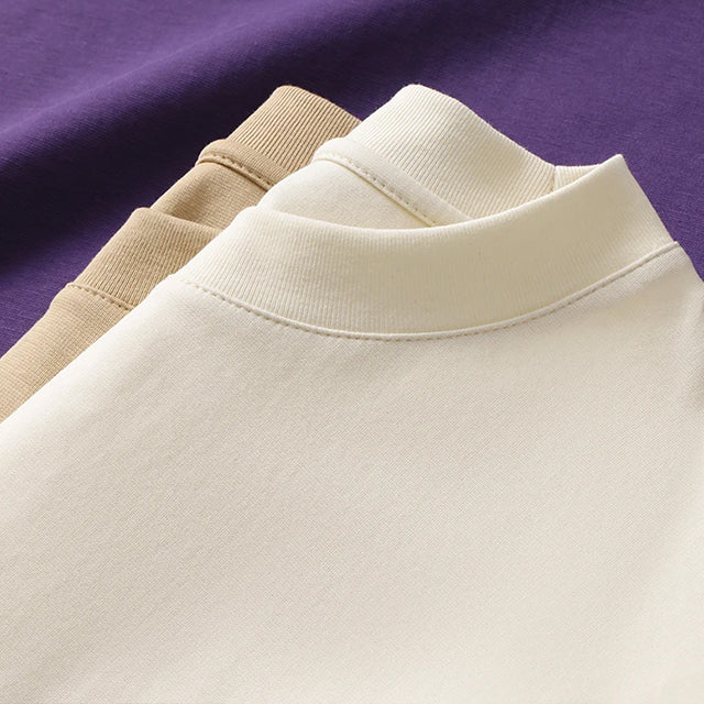 【Special Gift × Sleeved T-shirt】落肩圓領短袖T恤衫情侶衫 貓狗圖案