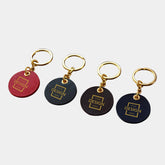 Handmade Leather Keychain | 燙金logo定制畢業紀念牛皮鑰匙扣