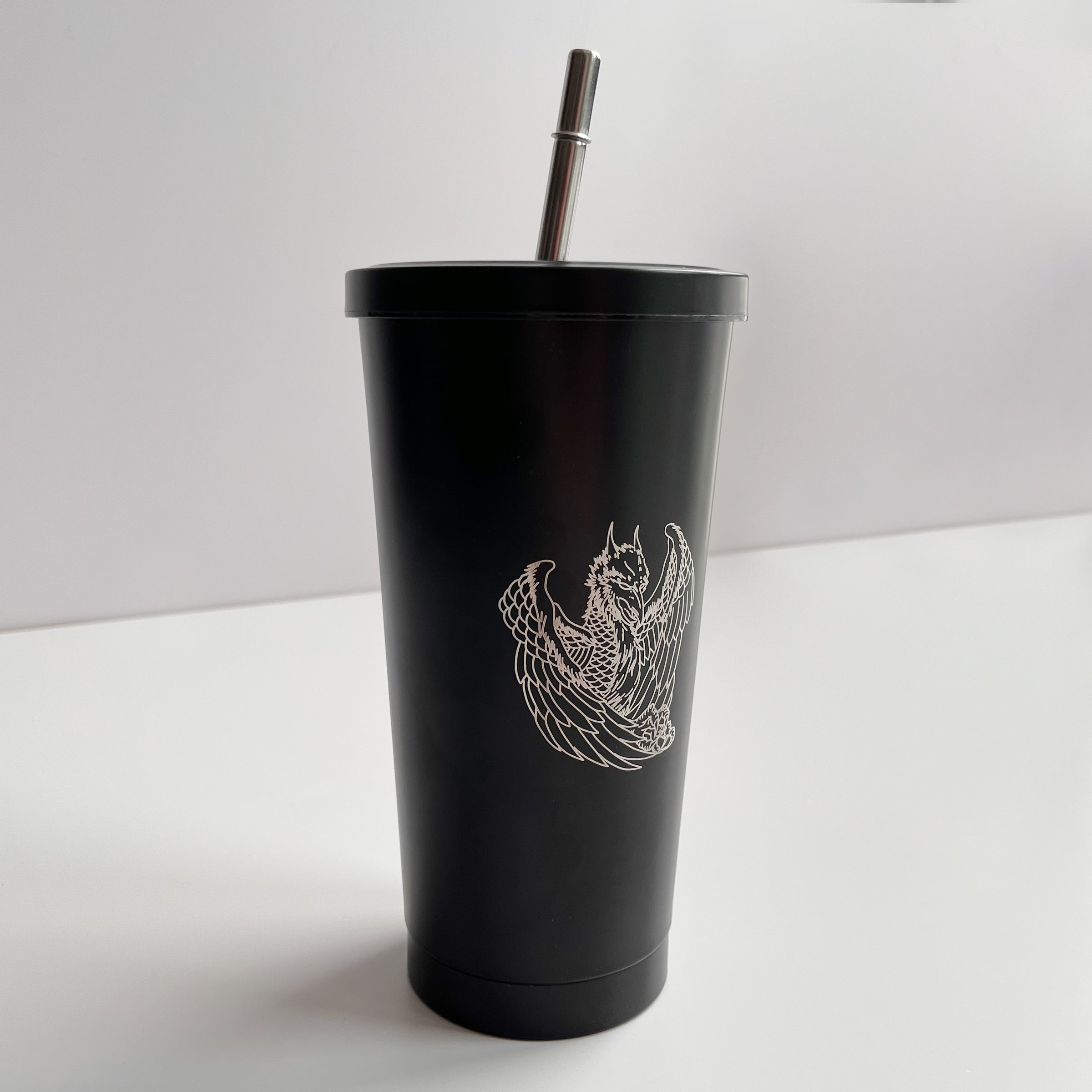 Customized Large-capacity Water Cup | 訂製不鏽鋼直身吸管水杯  簡約大容量水杯BG12-10