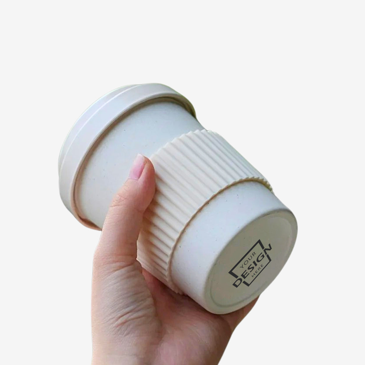 【定製】环保咖啡渣随行杯350ml 防漏便携 可重复使用 办公旅行必备