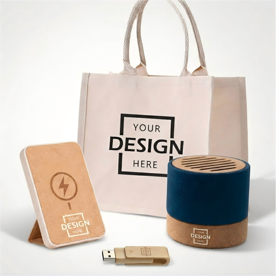 Customizable Eco Bag Electronics Gift Set | 通勤環保袋電子產品禮品套裝