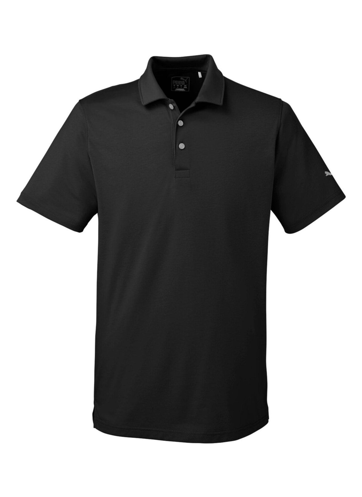 PUMA Men's Black Fusion Polo |  PUMA 男士黑色 Polo 衫