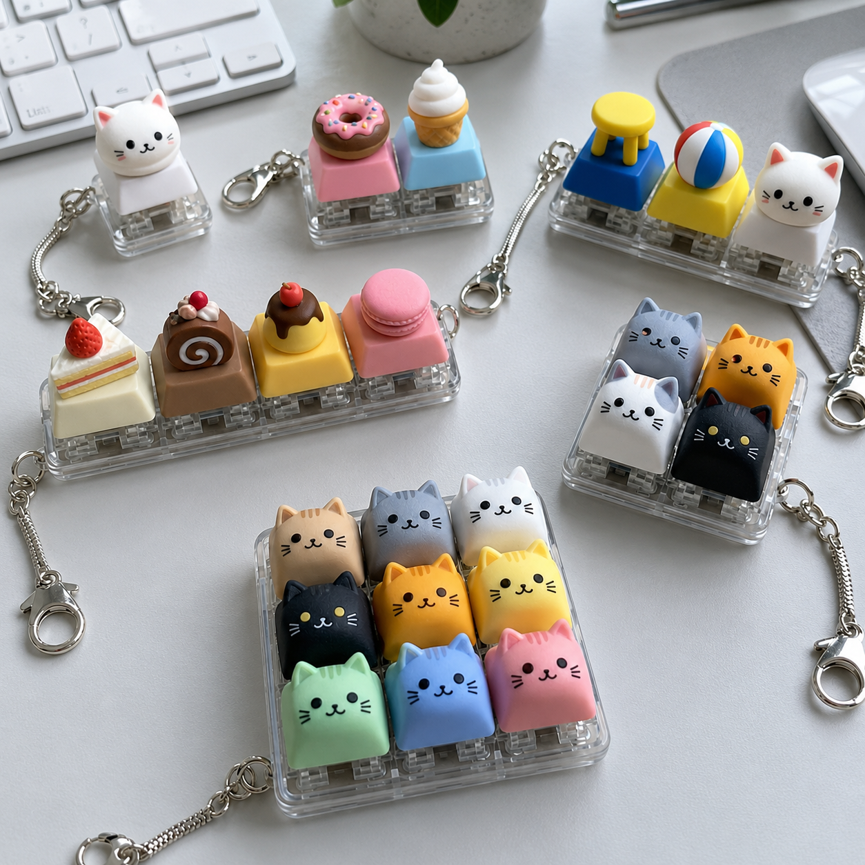 Fully Customizable Keycap Fidget Keyboard | 全訂製鍵帽解壓鍵盤 企業周邊紀念禮物 員工禮物 品牌訂製禮物
