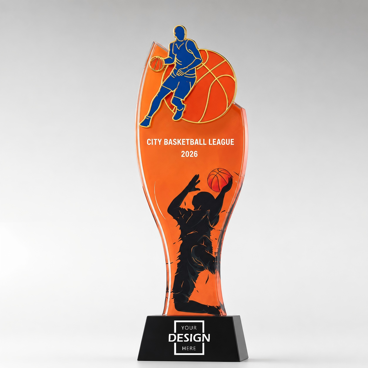 Custom Enamel Metal & Crystal Award Trophy for Tournaments｜客製化金屬彩雕水晶獎盃 多款球類運動可選 賽事頒獎團體訂製