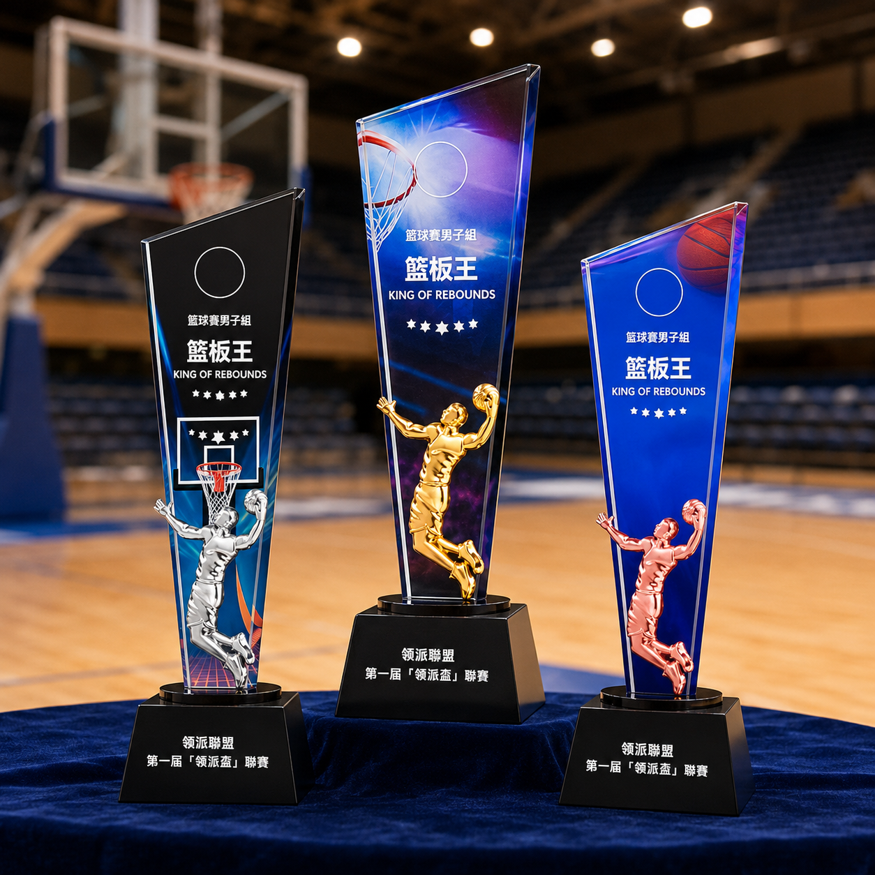 Customizable Crystal Sports Trophy Award | 客製化水晶運動獎盃 籃球足球羽毛球 比賽頒獎紀念獎座