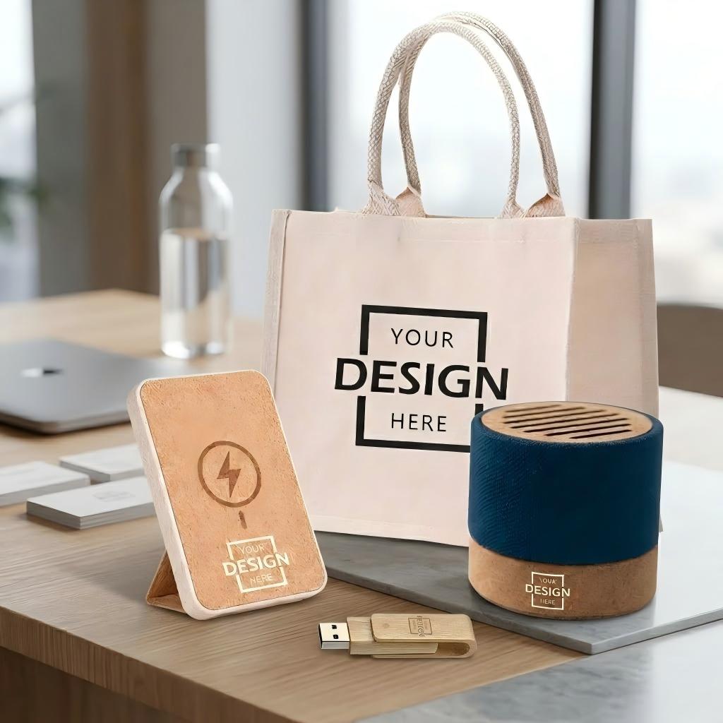 Customizable Eco Bag Electronics Gift Set | 通勤環保袋電子產品禮品套裝