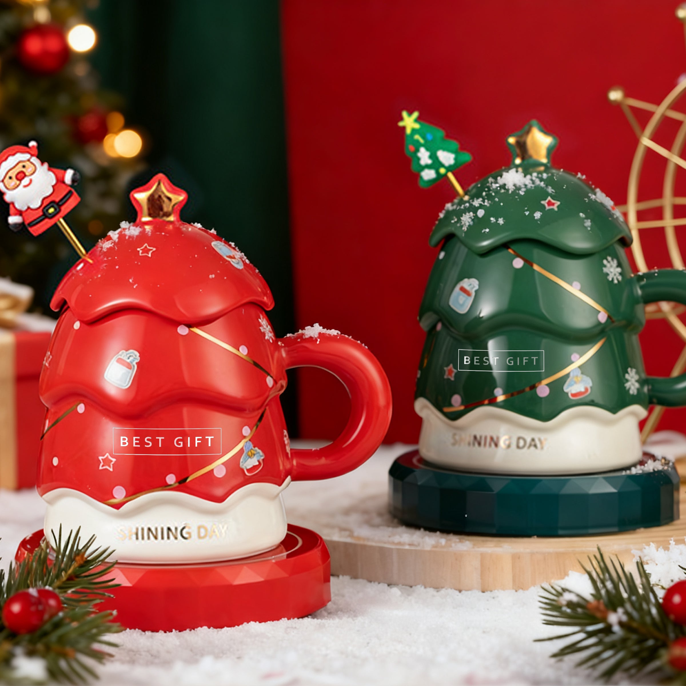 Customized Christmas Mug Gift Set | 訂製聖誕馬克杯禮盒 聖誕禮品套裝 交換禮物 送親朋好友 企業公司送員工伴手禮 BG30-60