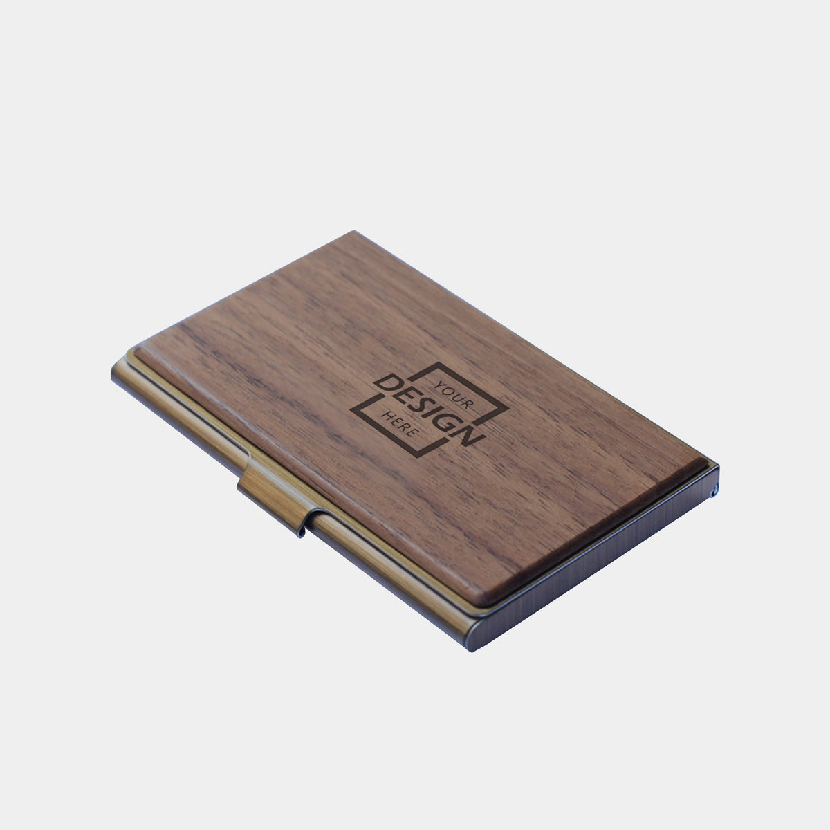 Double-sided Wooden Business Card Box | 畢業紀念雙面貼木質名片盒